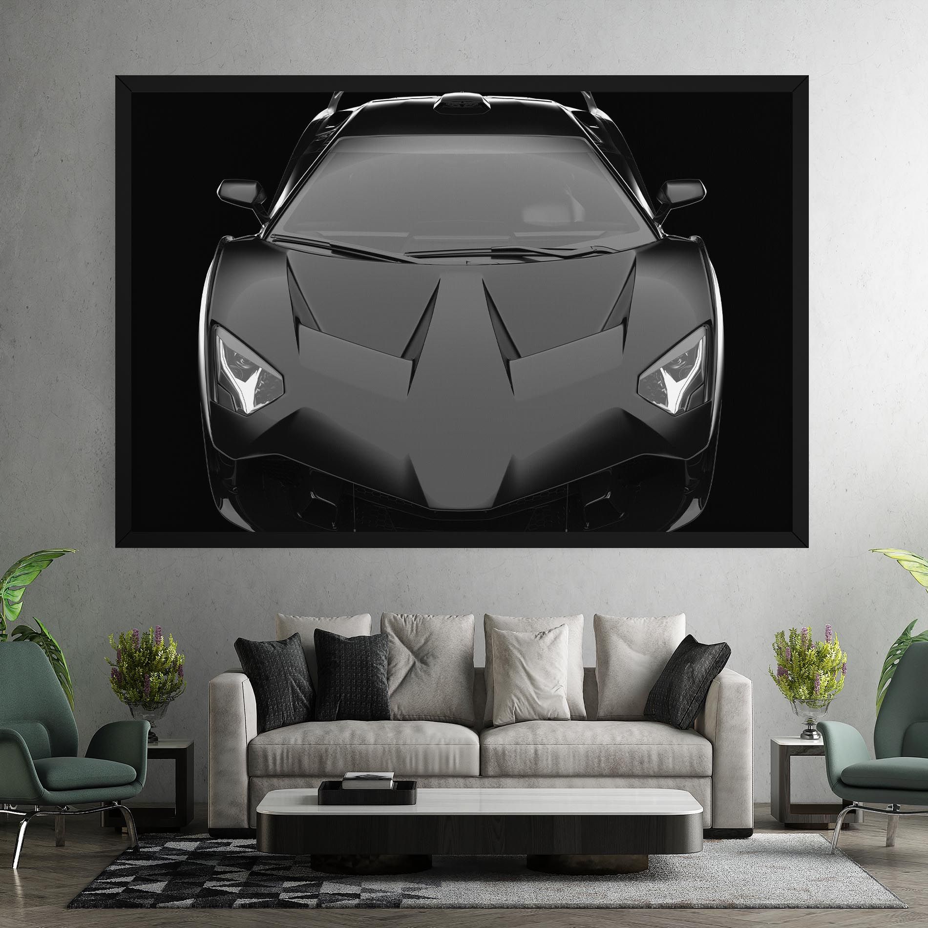 Black Matte Lambo mockup 7