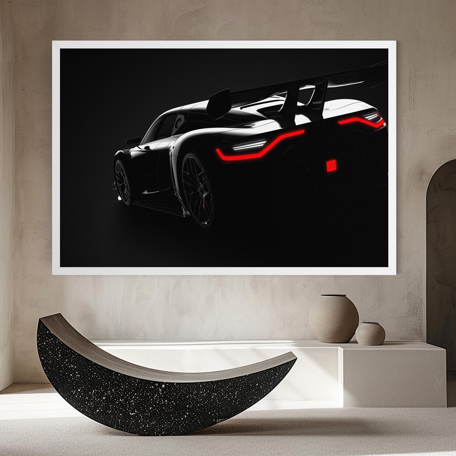 Black Hypercar Car mockup 8