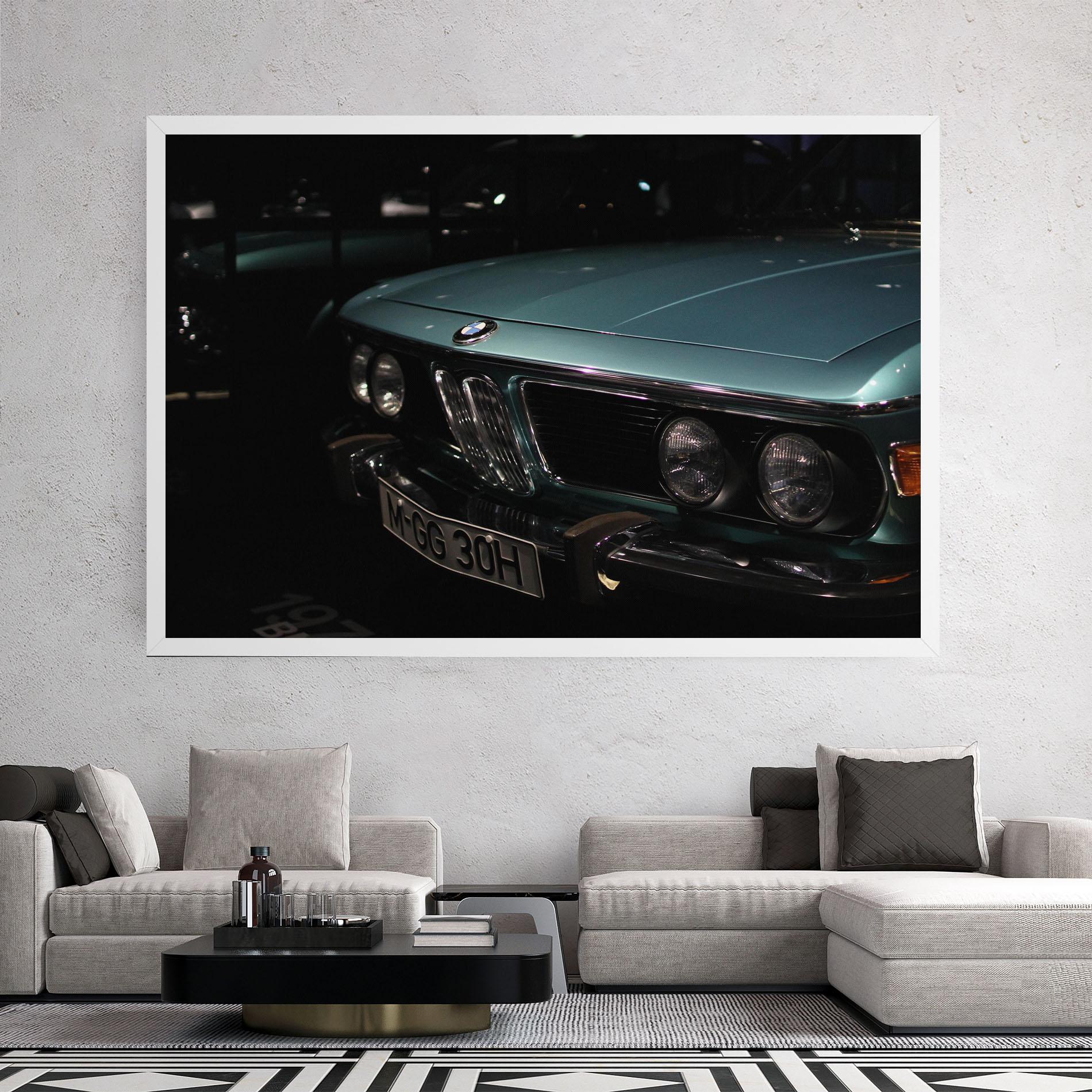 Картина на платно Old Bmw Headlight mockup 2