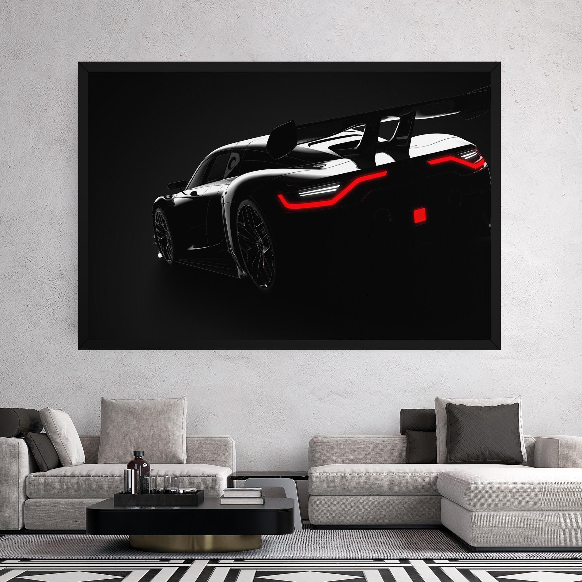 Black Hypercar Car mockup 2