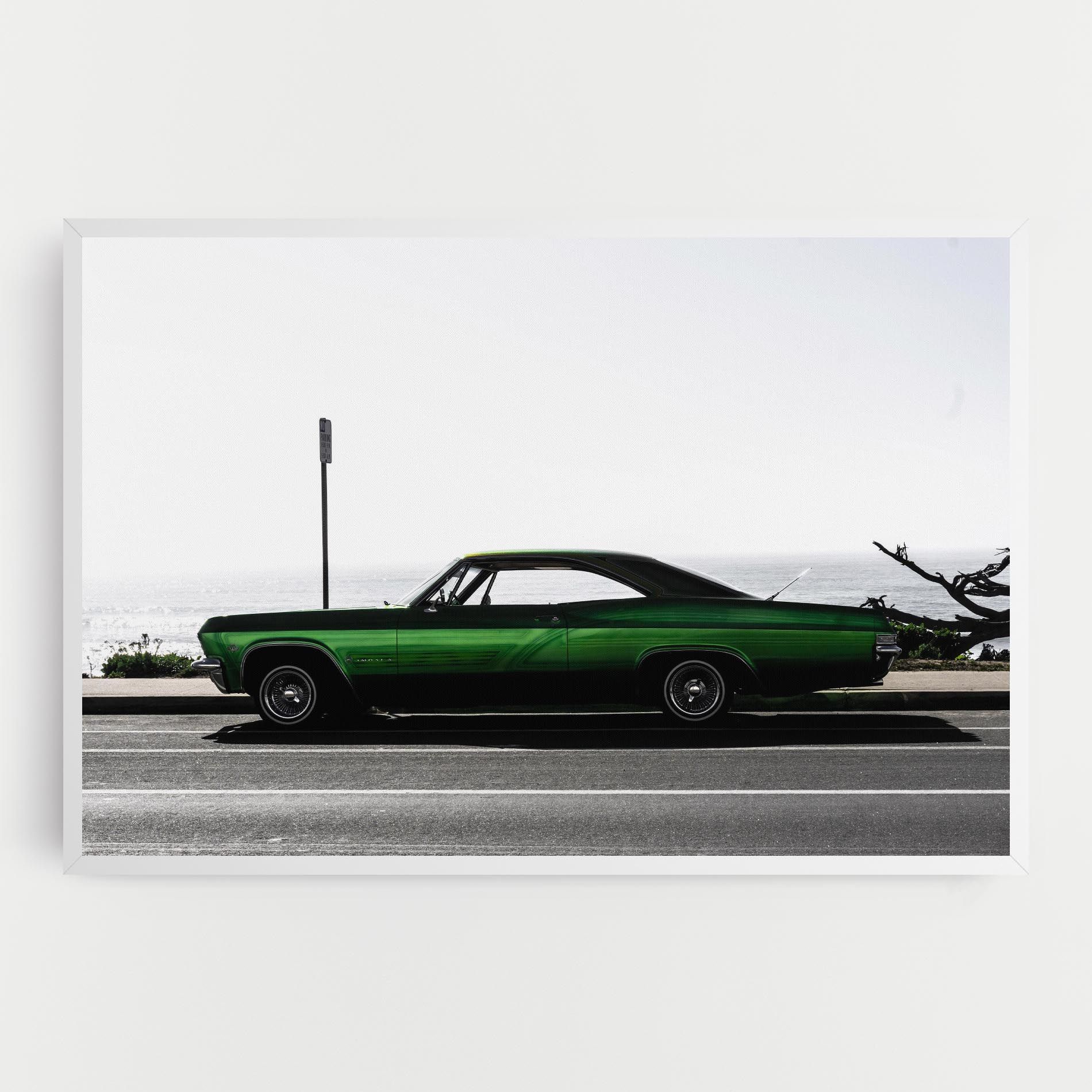 Nice Green Car mockup 0