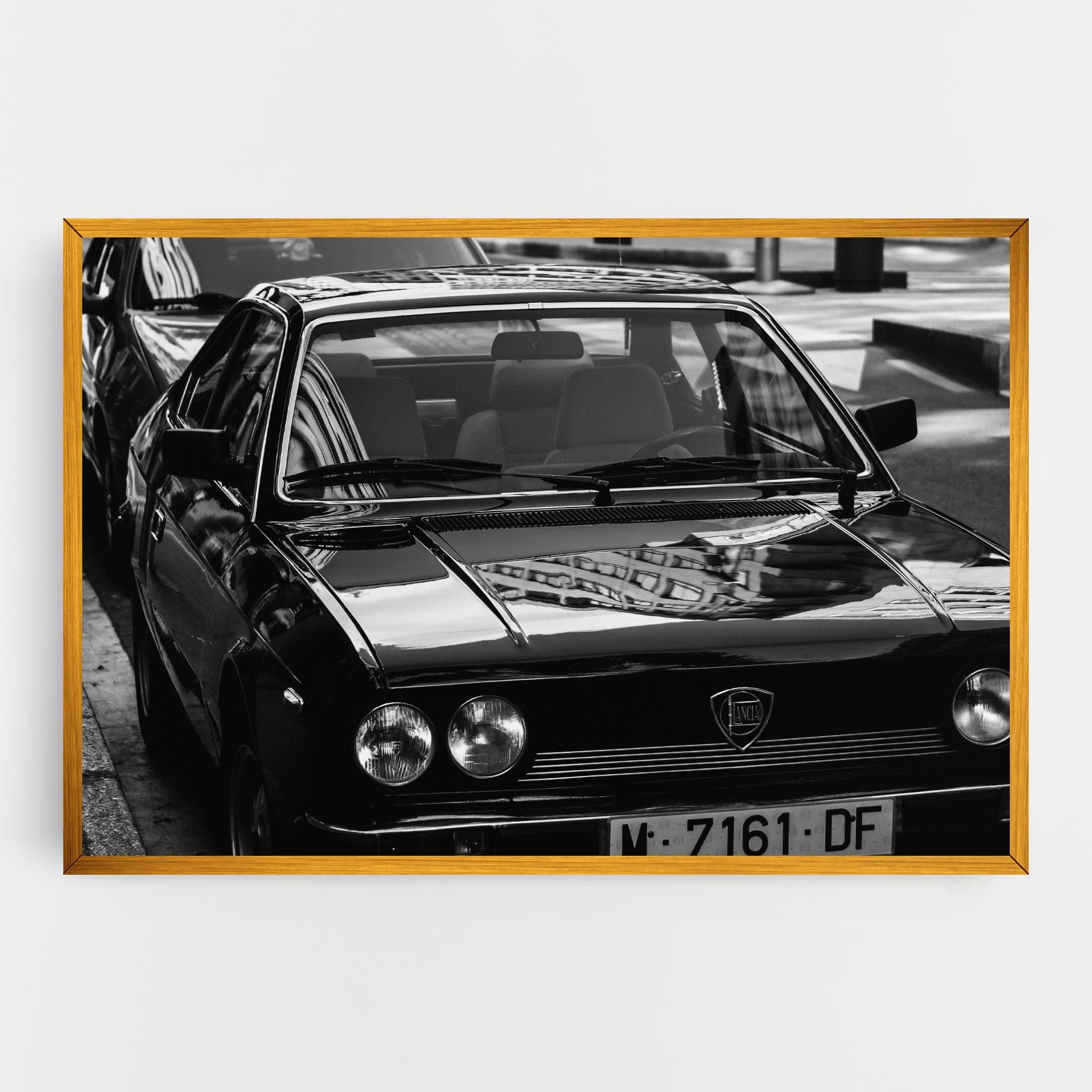 Black Shiny Car mockup 0