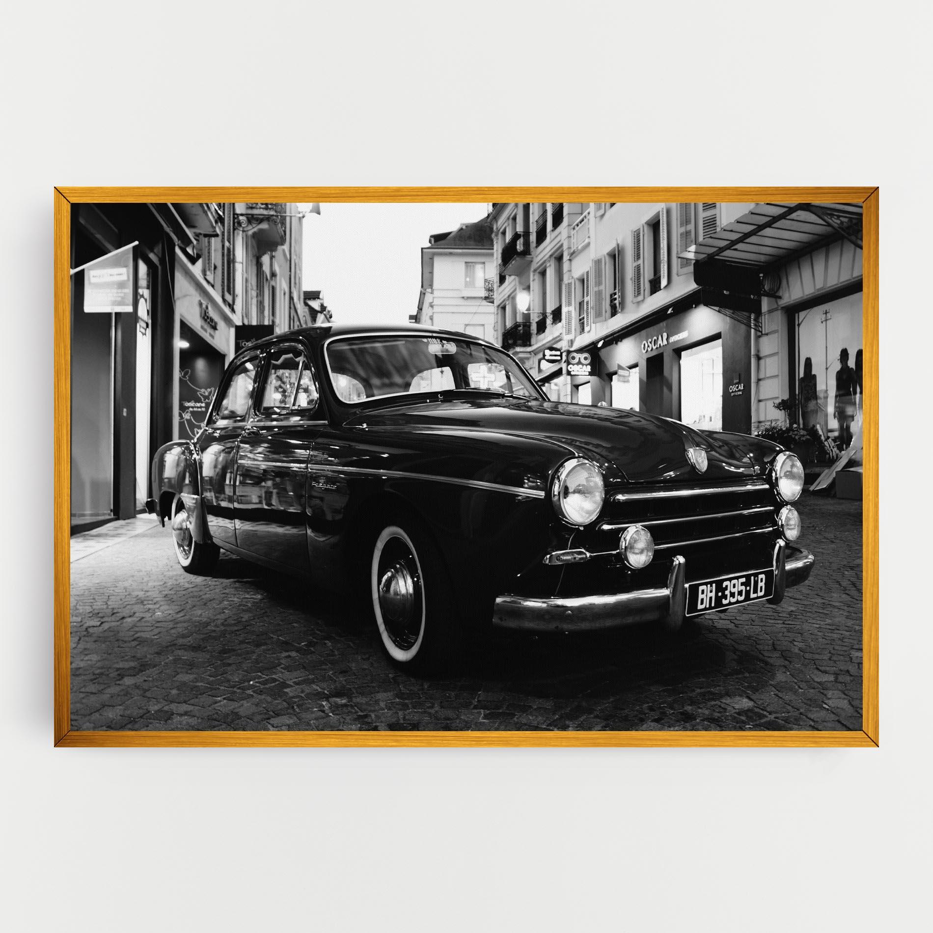 Картина на платно Pretty Black Car mockup 0