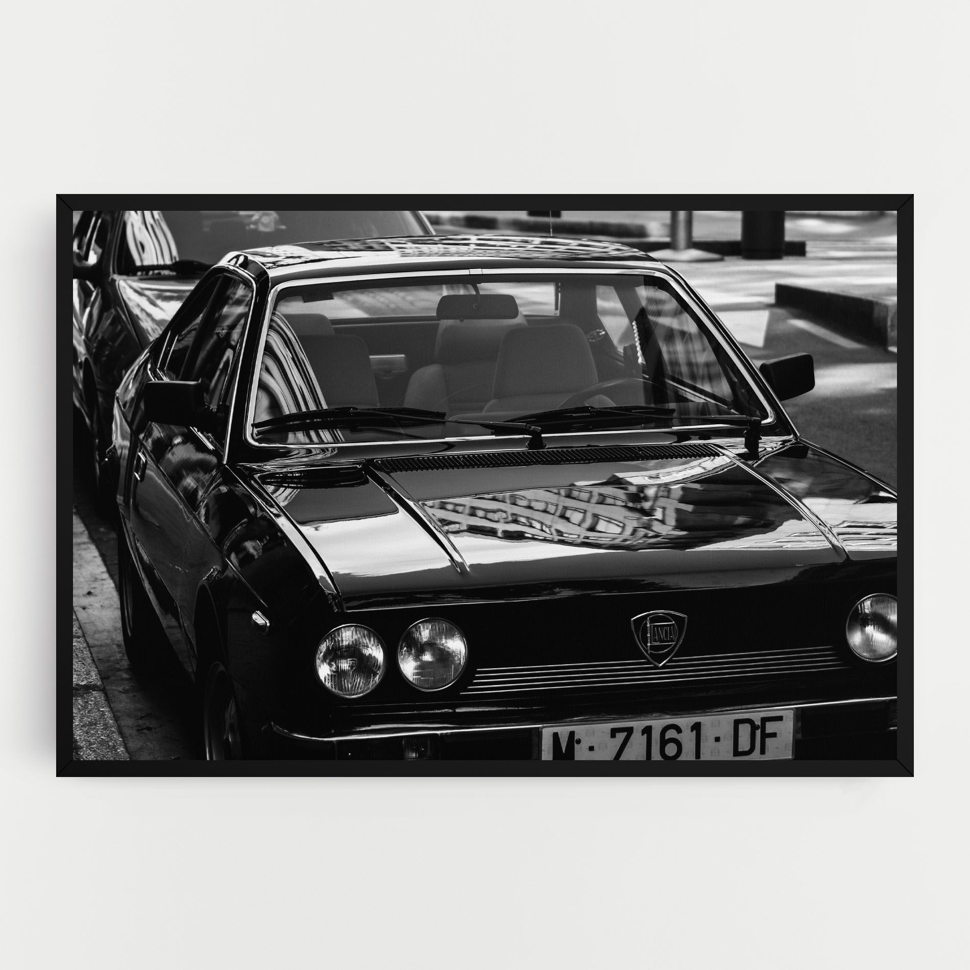 Black Shiny Car mockup 0