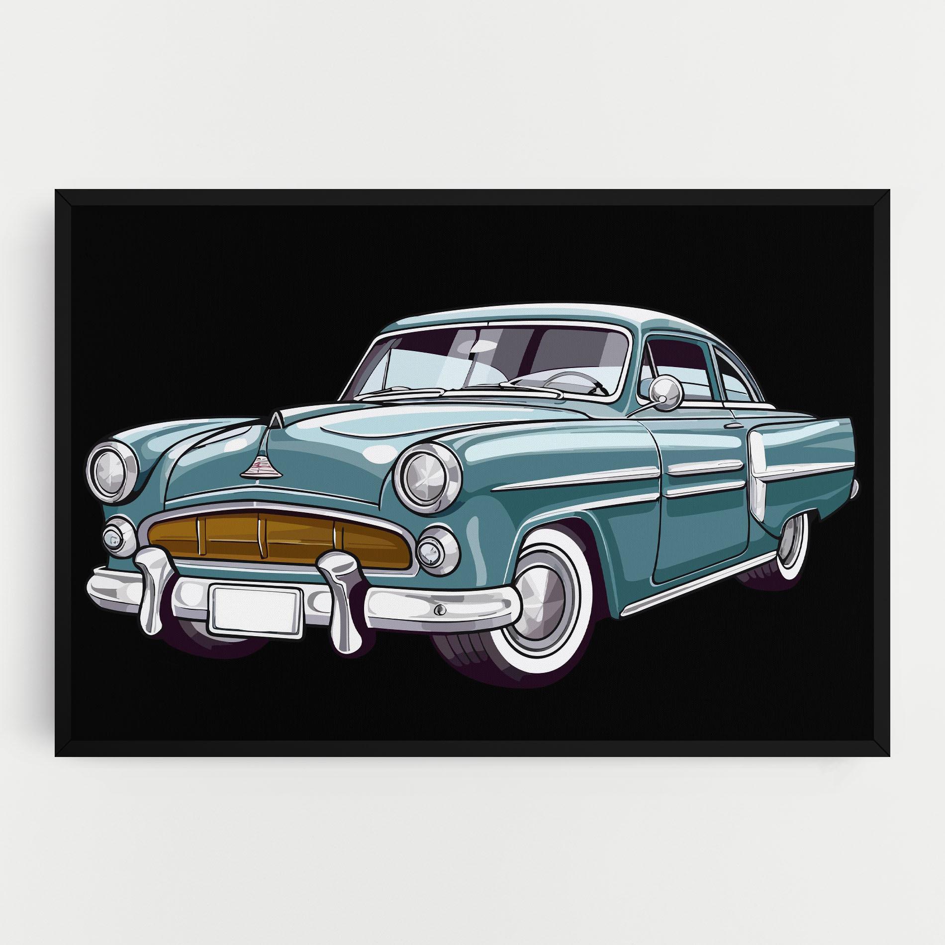 Картина на платно Ford Thunderbolt mockup 0