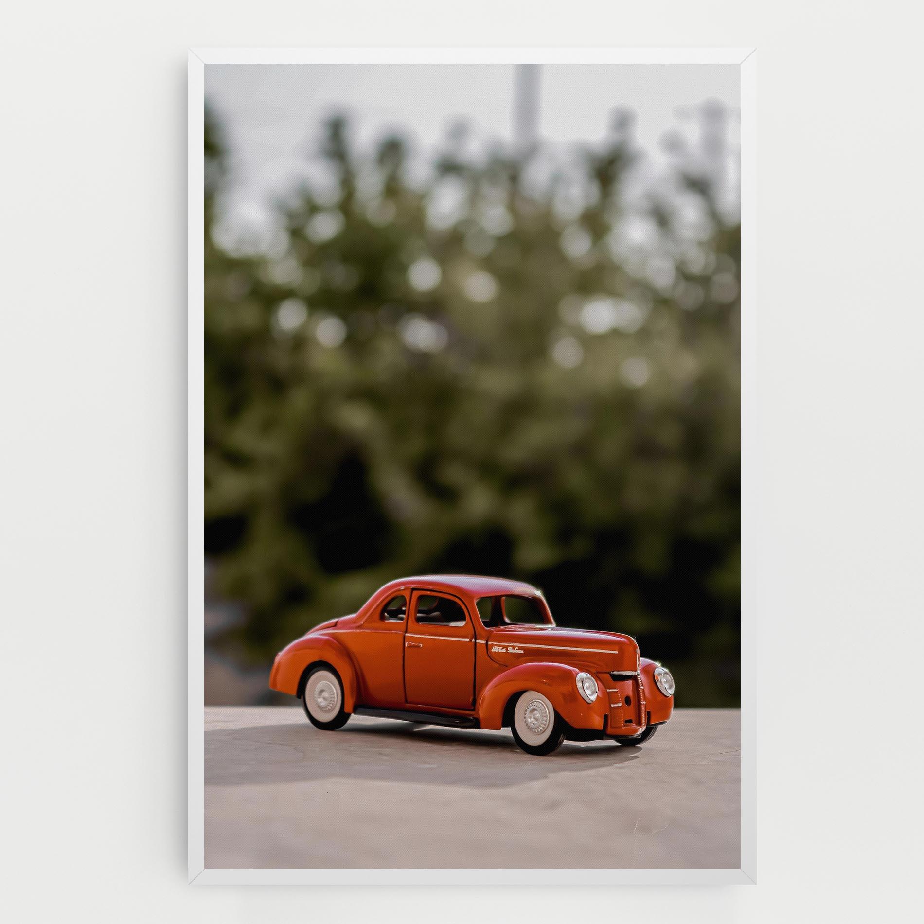 Картина на платно Vintage Orange Toy mockup 0