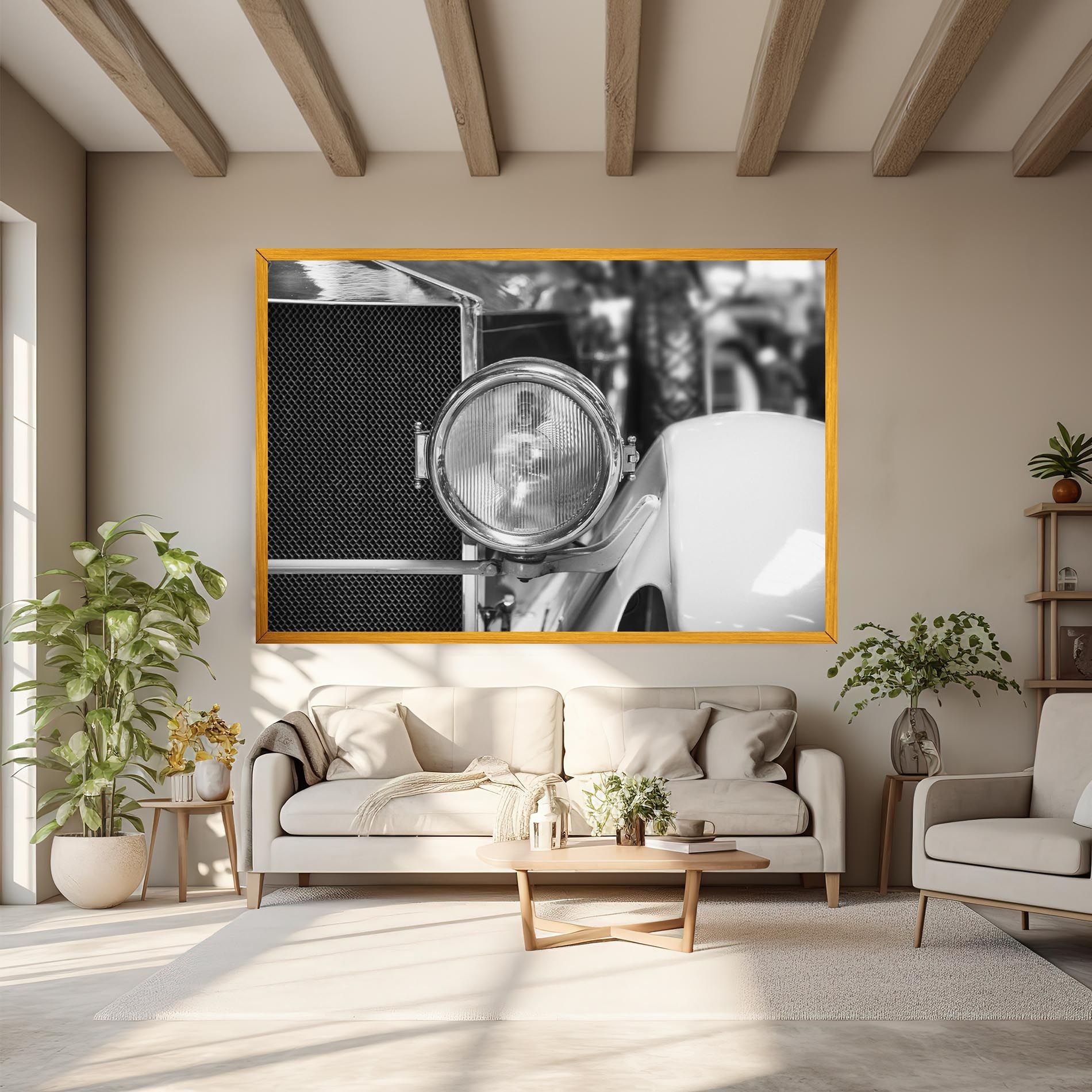 Closeup Grey Car mockup 6