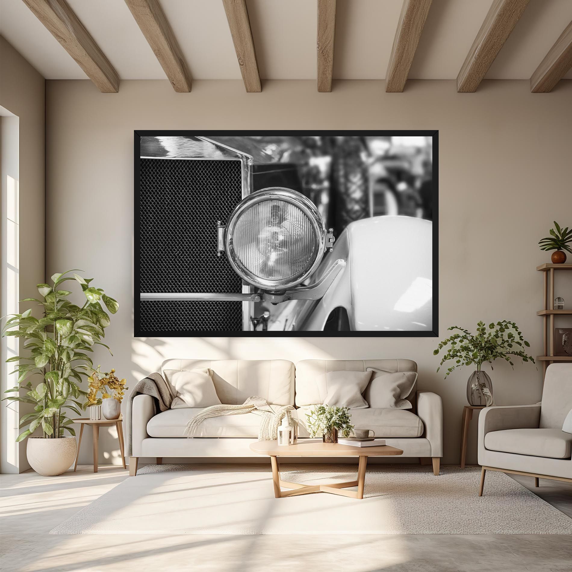 Closeup Grey Car mockup 6