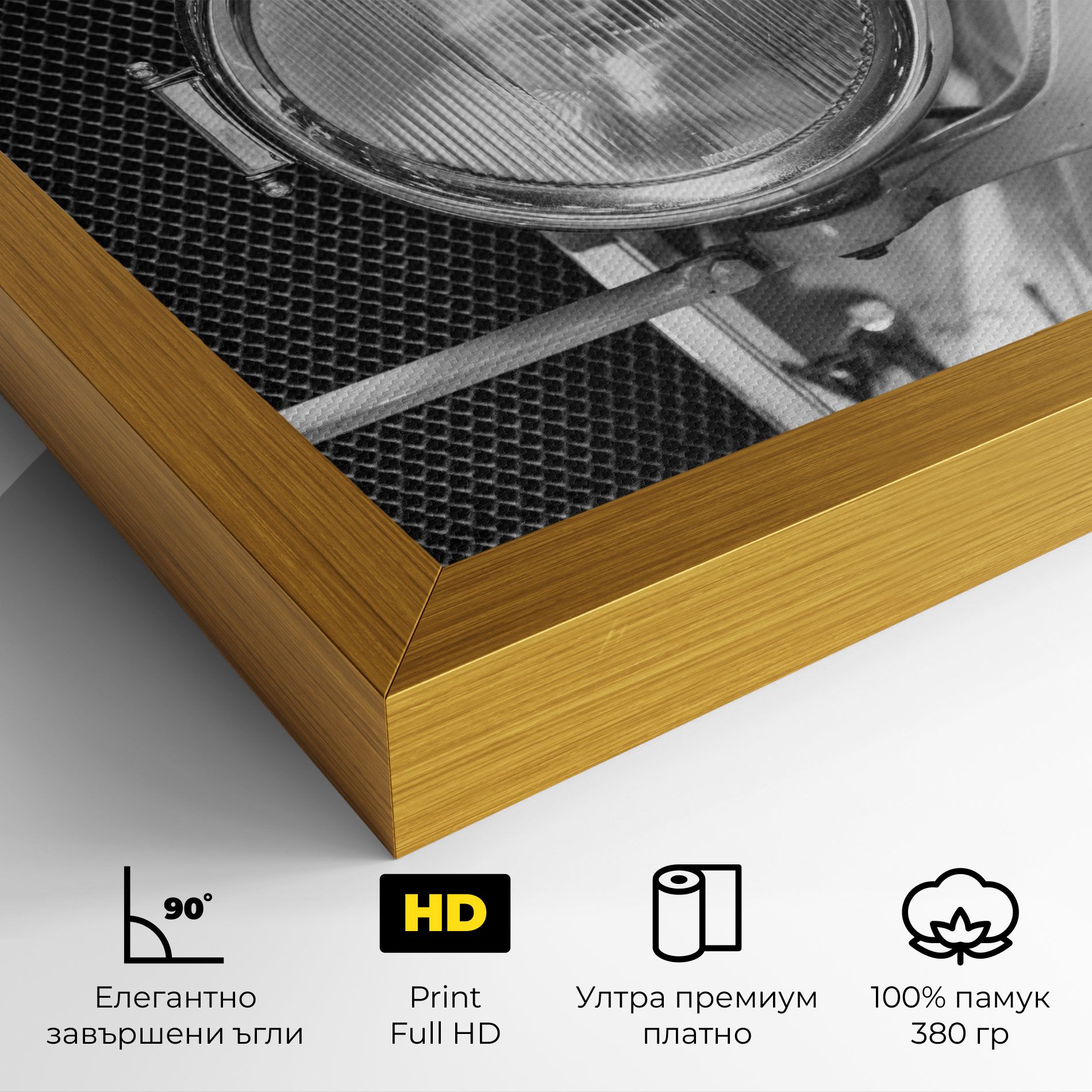 Closeup Grey Car mockup 4