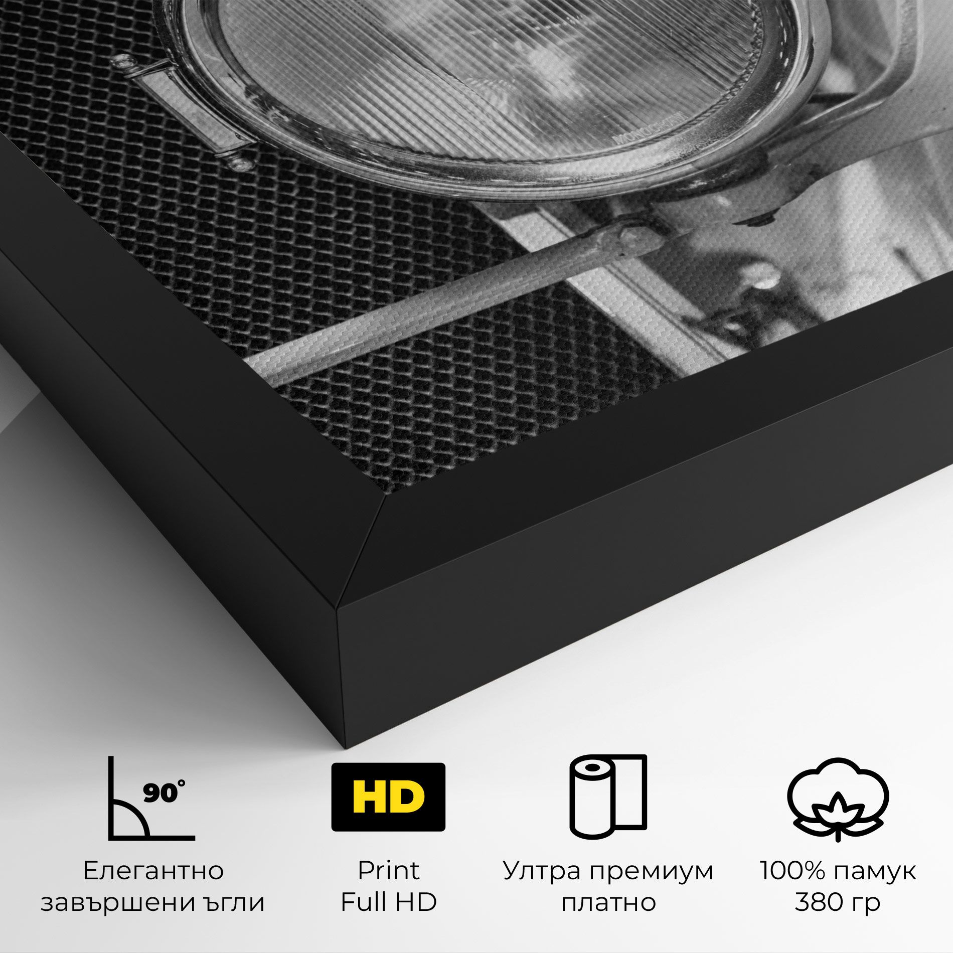 Closeup Grey Car mockup 4