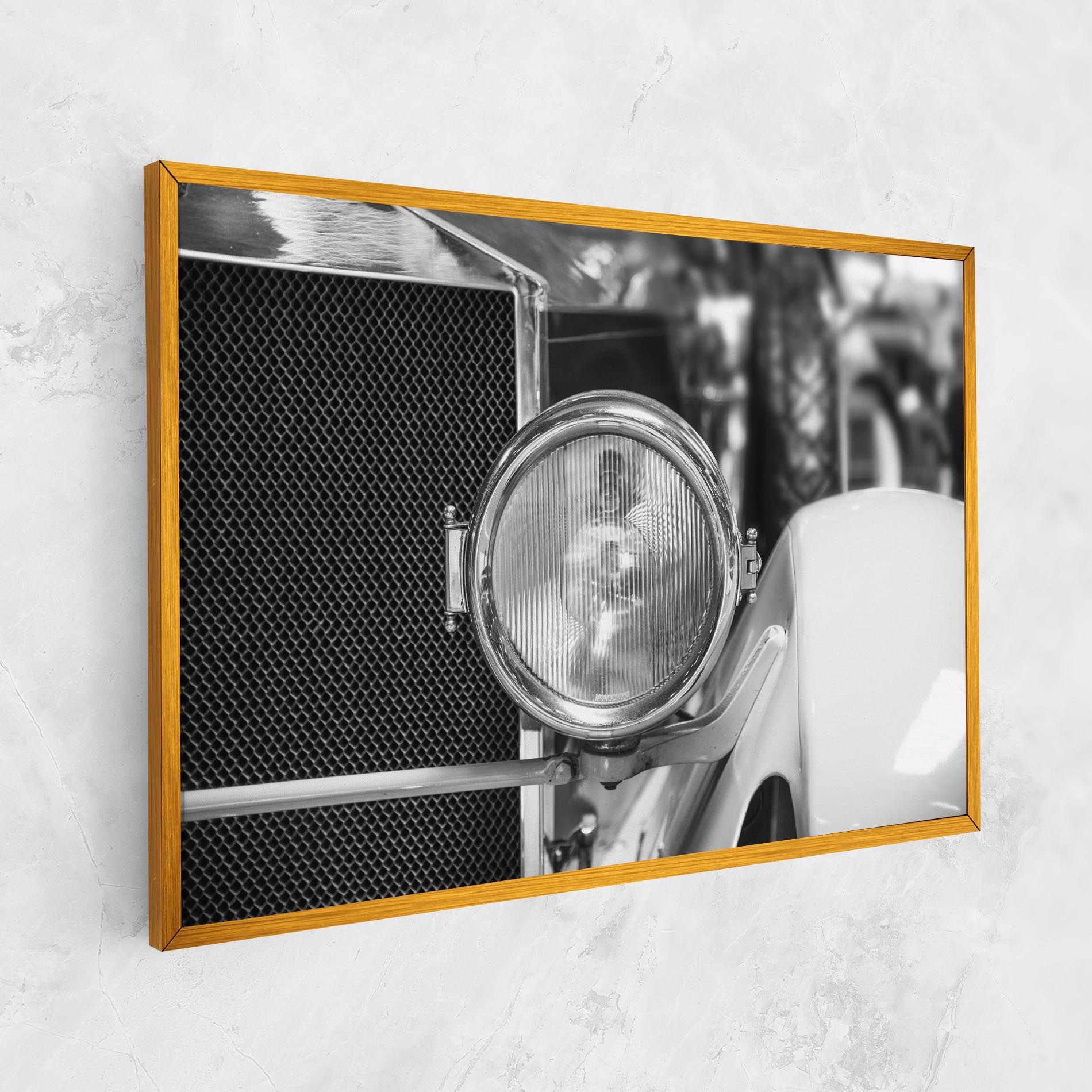 Closeup Grey Car mockup 1