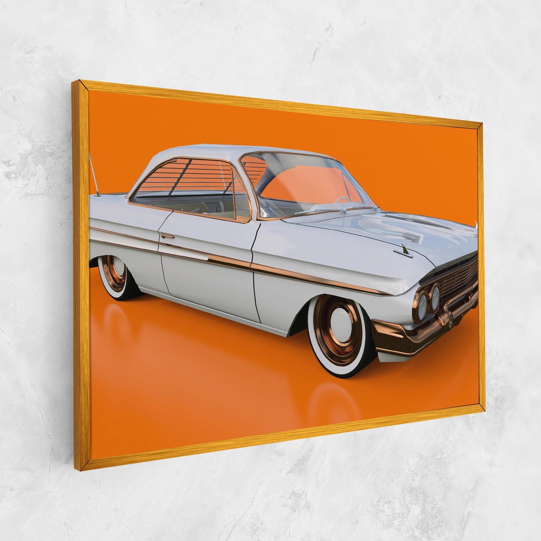 Old American Car mockup 1