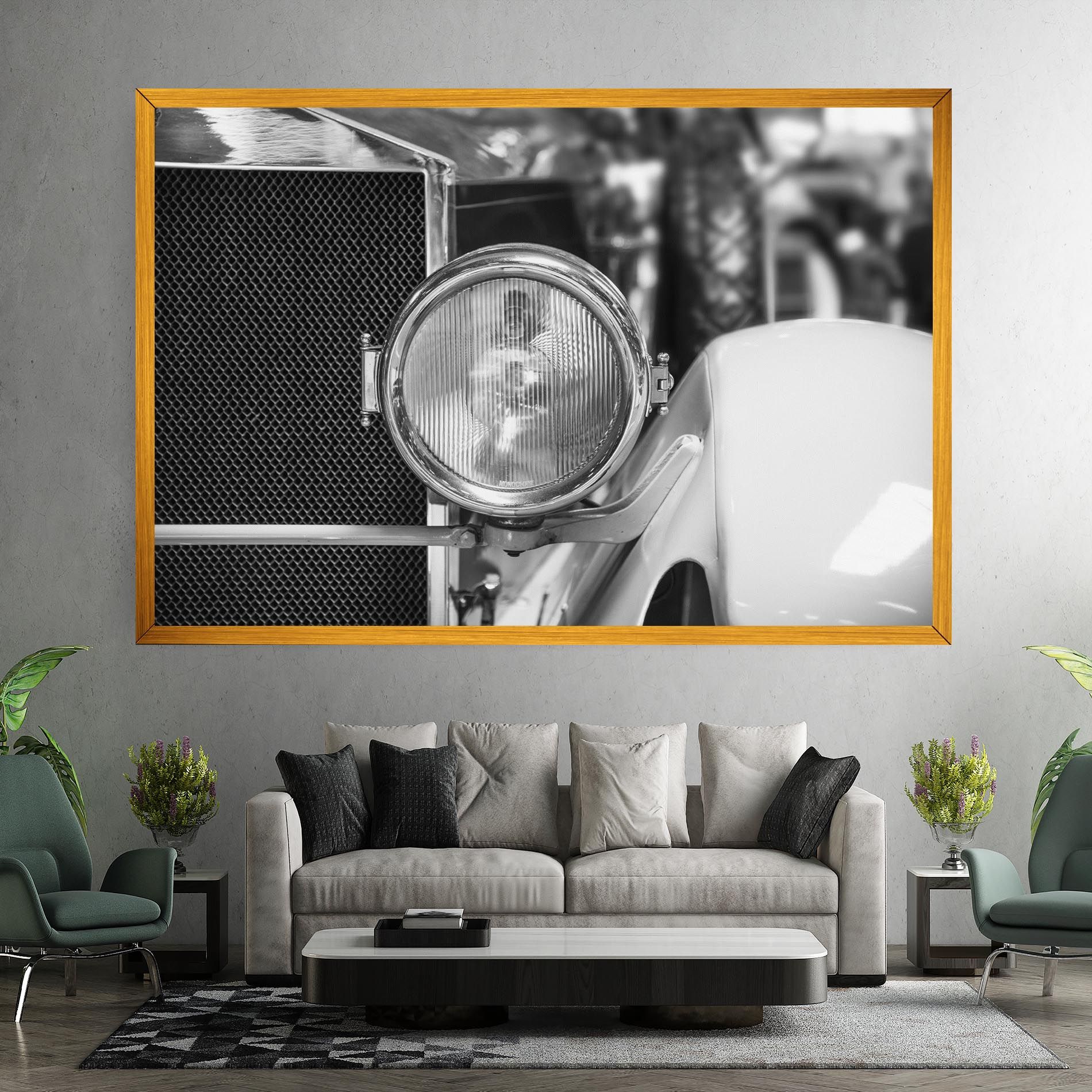 Closeup Grey Car mockup 7