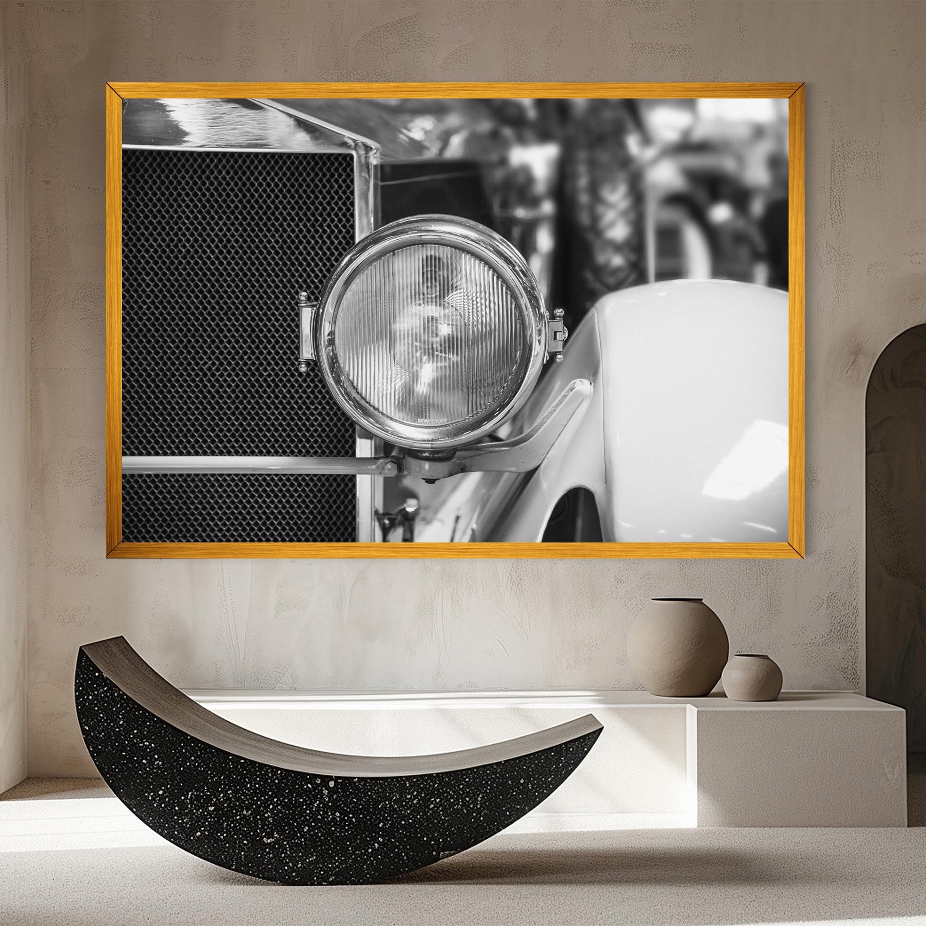 Closeup Grey Car mockup 8