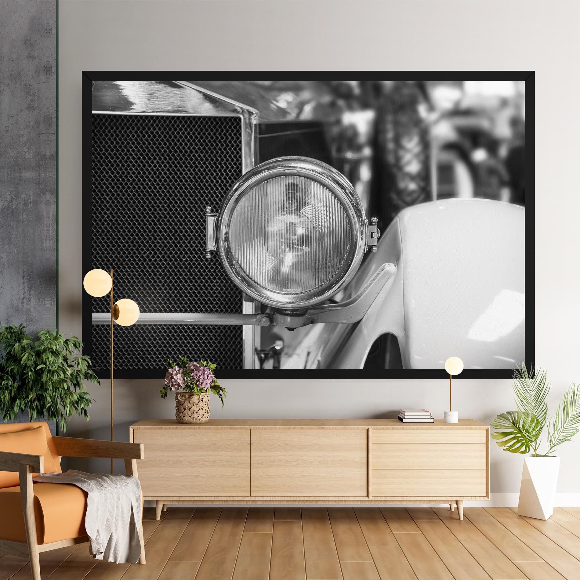 Closeup Grey Car mockup 9