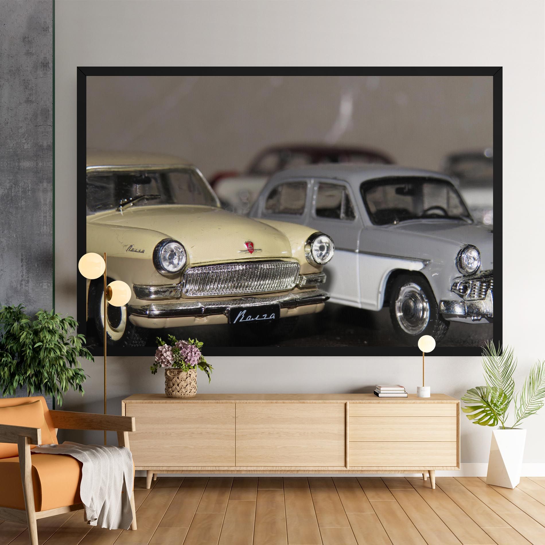 Cream Grey Car mockup 9