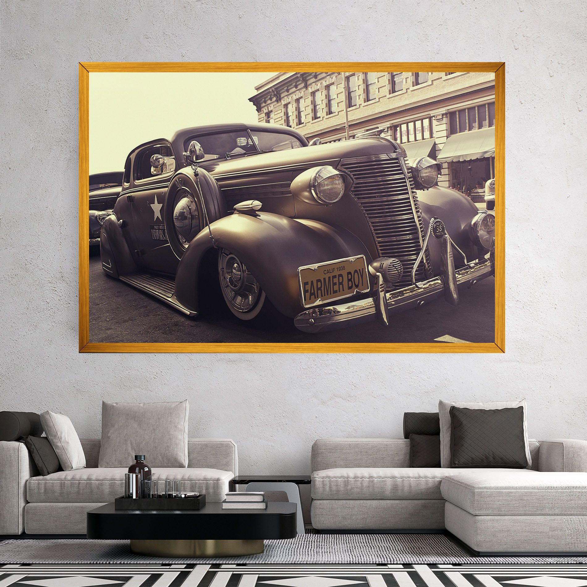 Old Classic Car mockup 2