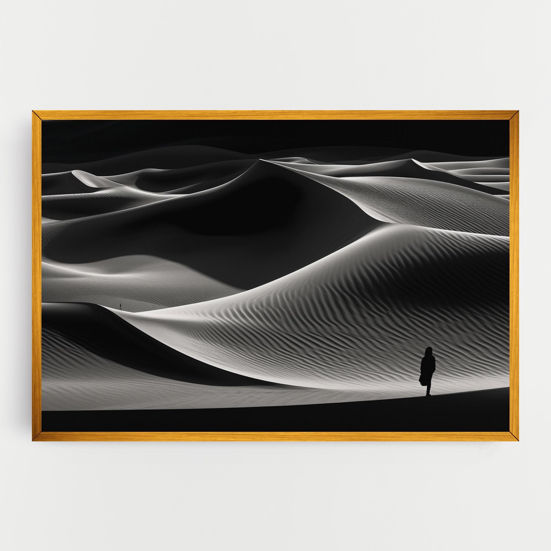 Картина на платно Dune Silhouette mockup 0