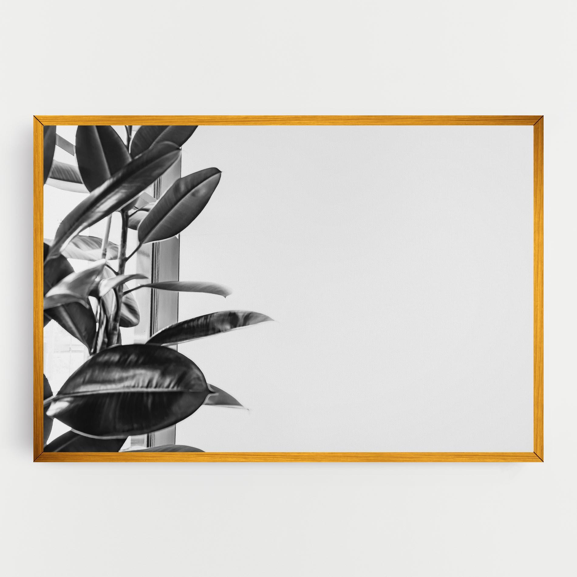 Картина на платно Grey Plant mockup 0
