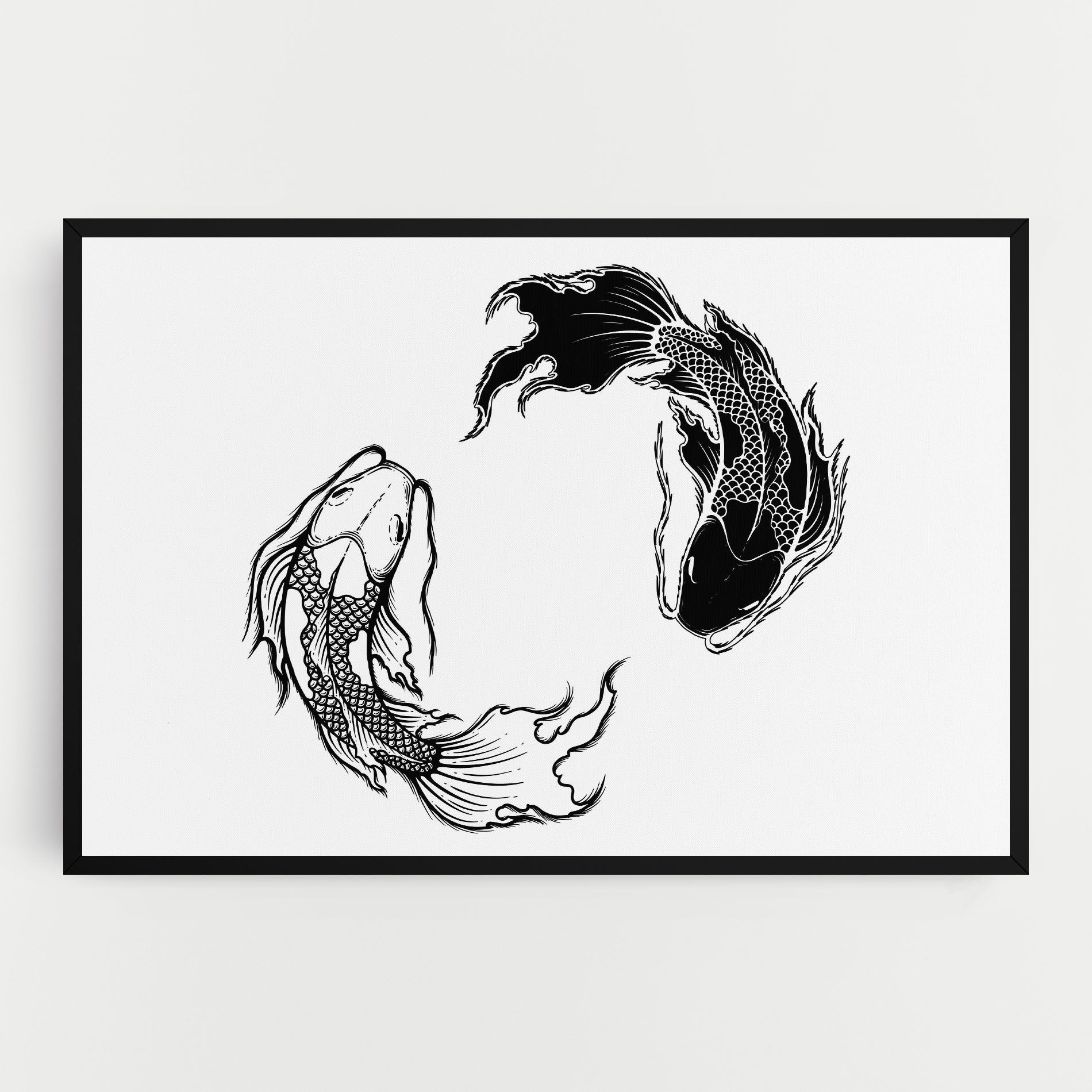 Yin Yang Koi mockup 0