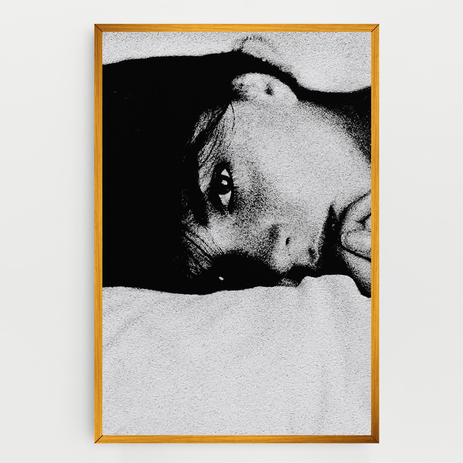 Картина на платно Eye Contact mockup 0