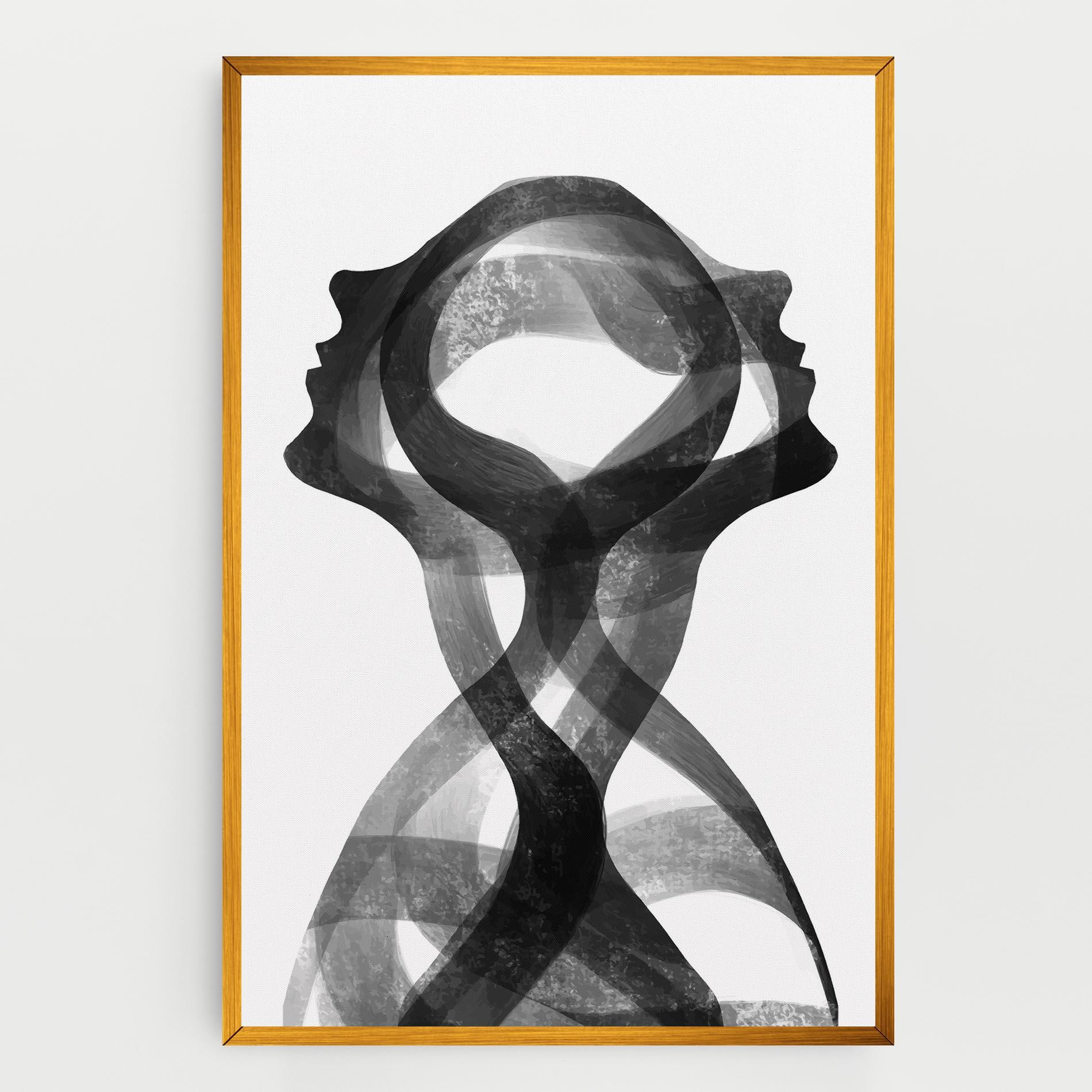 Картина на платно Human Conection mockup 0