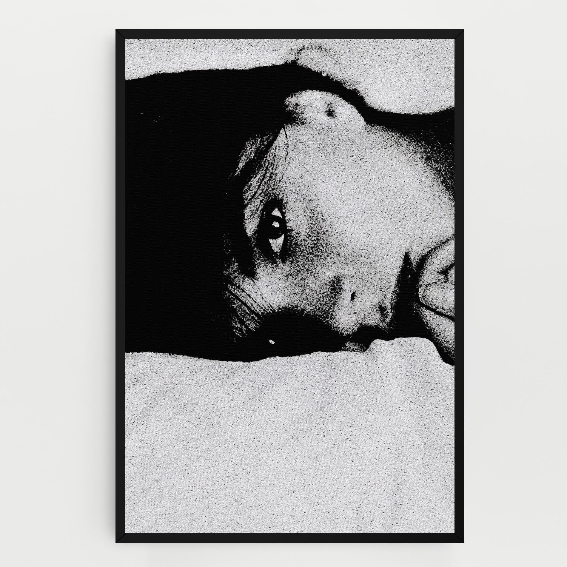 Картина на платно Eye Contact mockup 0