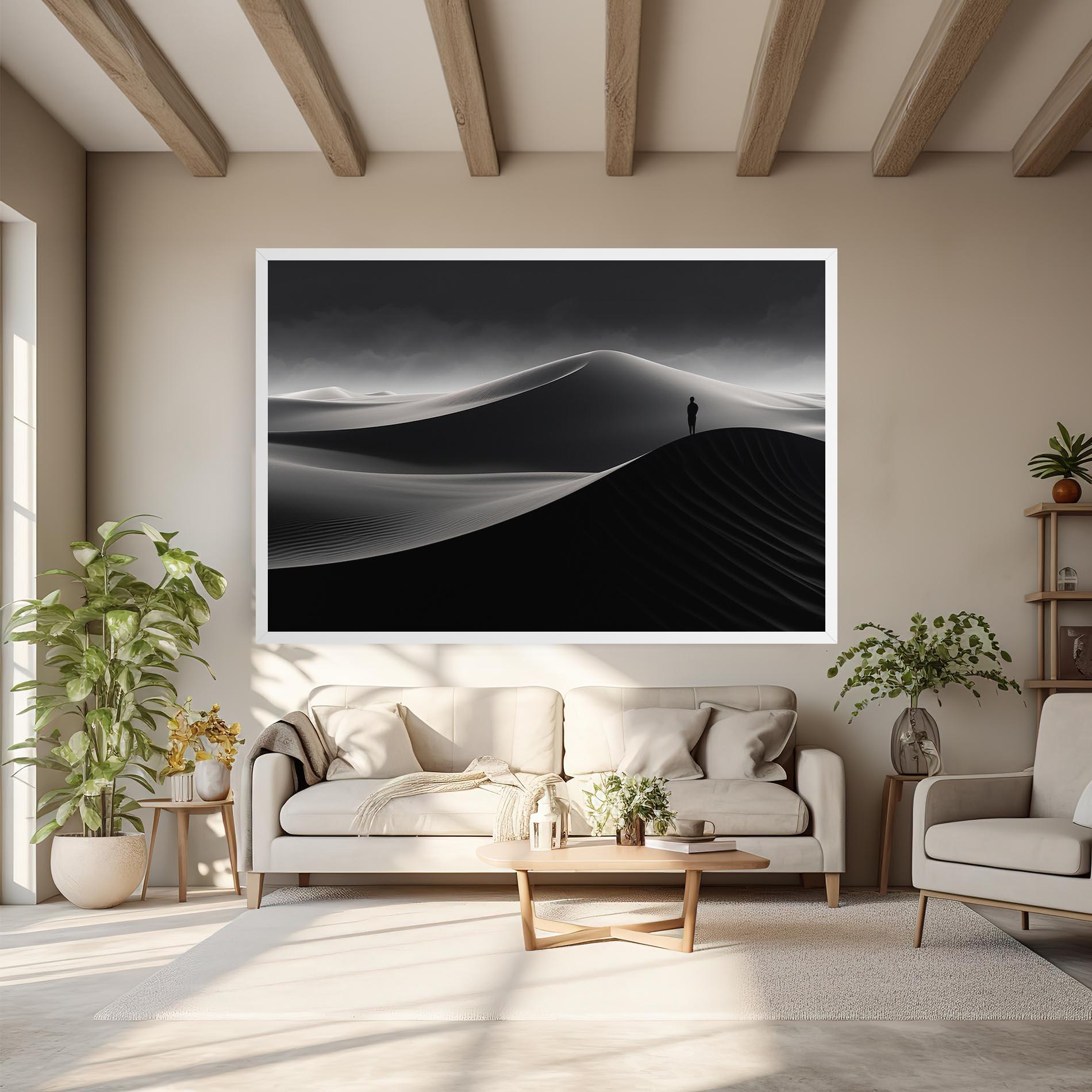 Картина на платно Grey Dune mockup 6