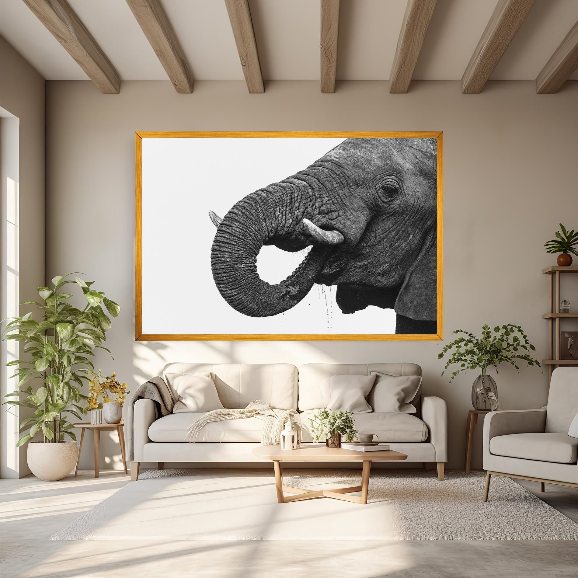 Elephant Drinking mockup 6