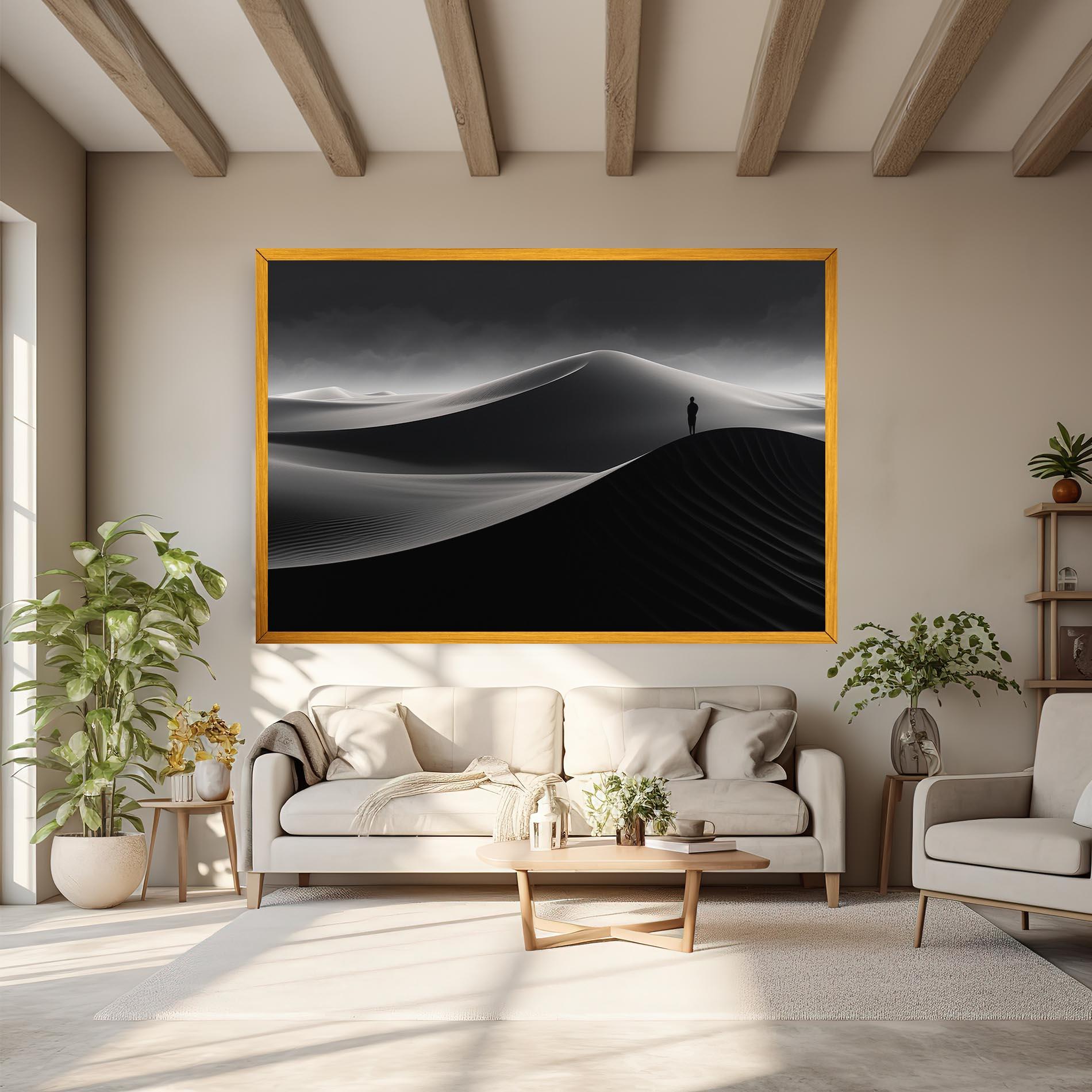 Картина на платно Grey Dune mockup 6