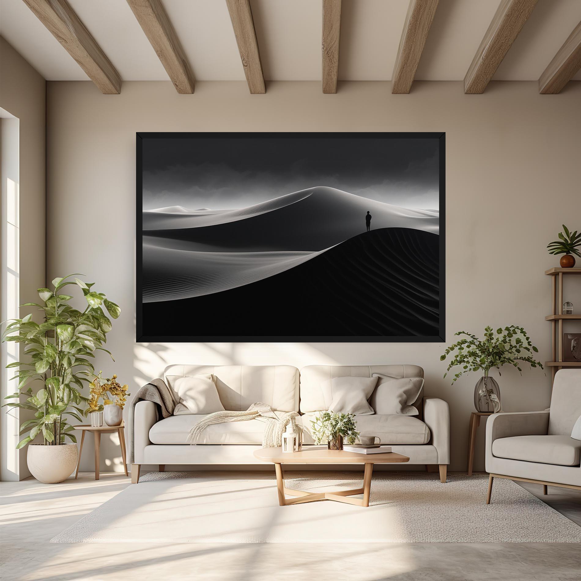 Картина на платно Grey Dune mockup 6