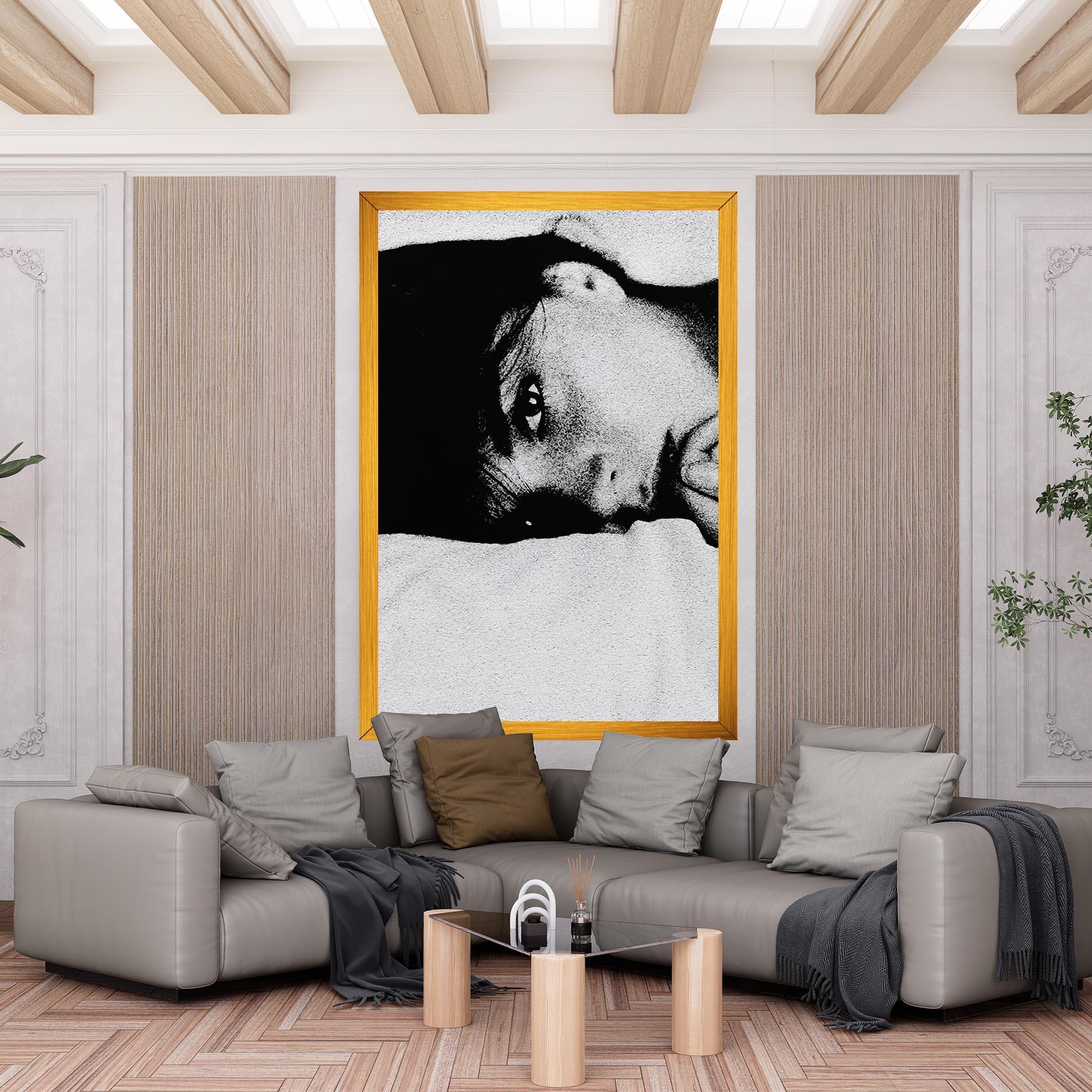 Картина на платно Eye Contact mockup 6