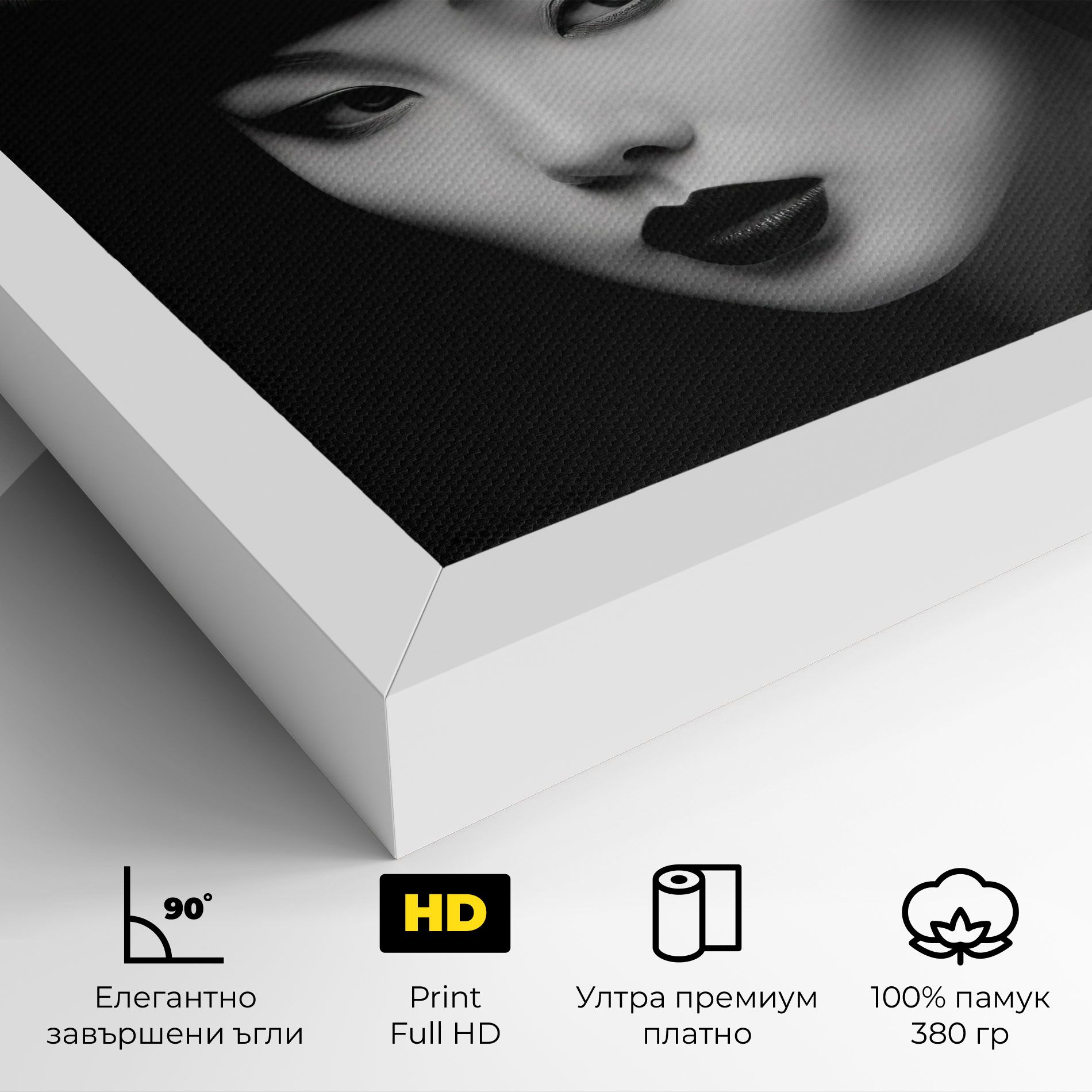 Abstract Asian Woman mockup 4