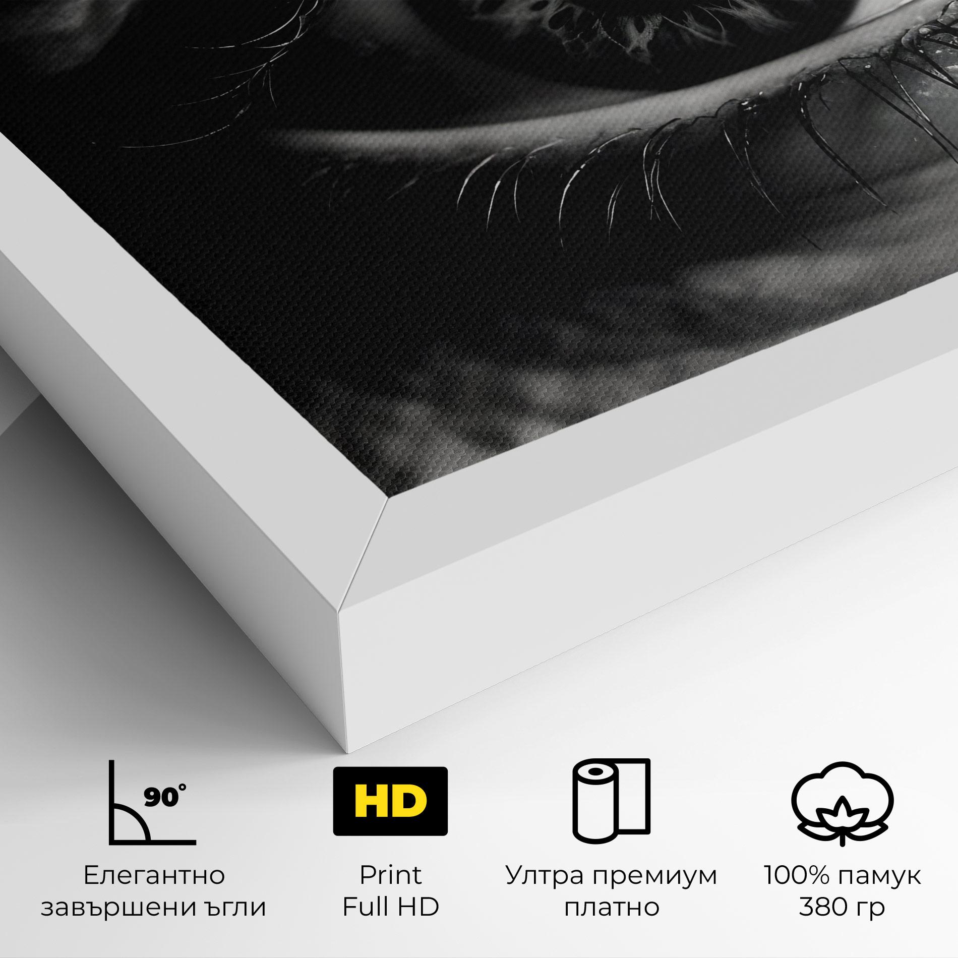 Картина на платно Eye Close Up mockup 4