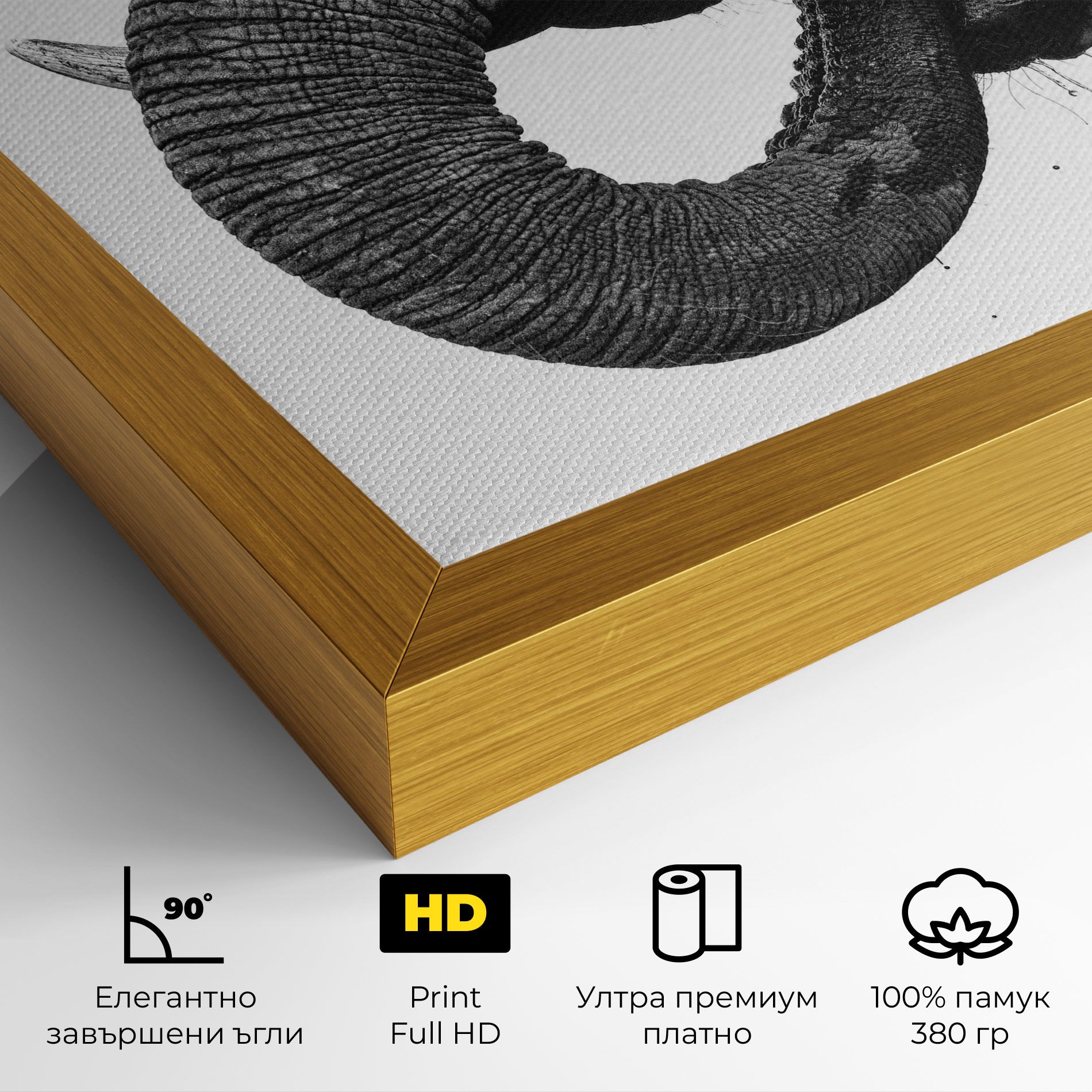 Elephant Drinking mockup 4