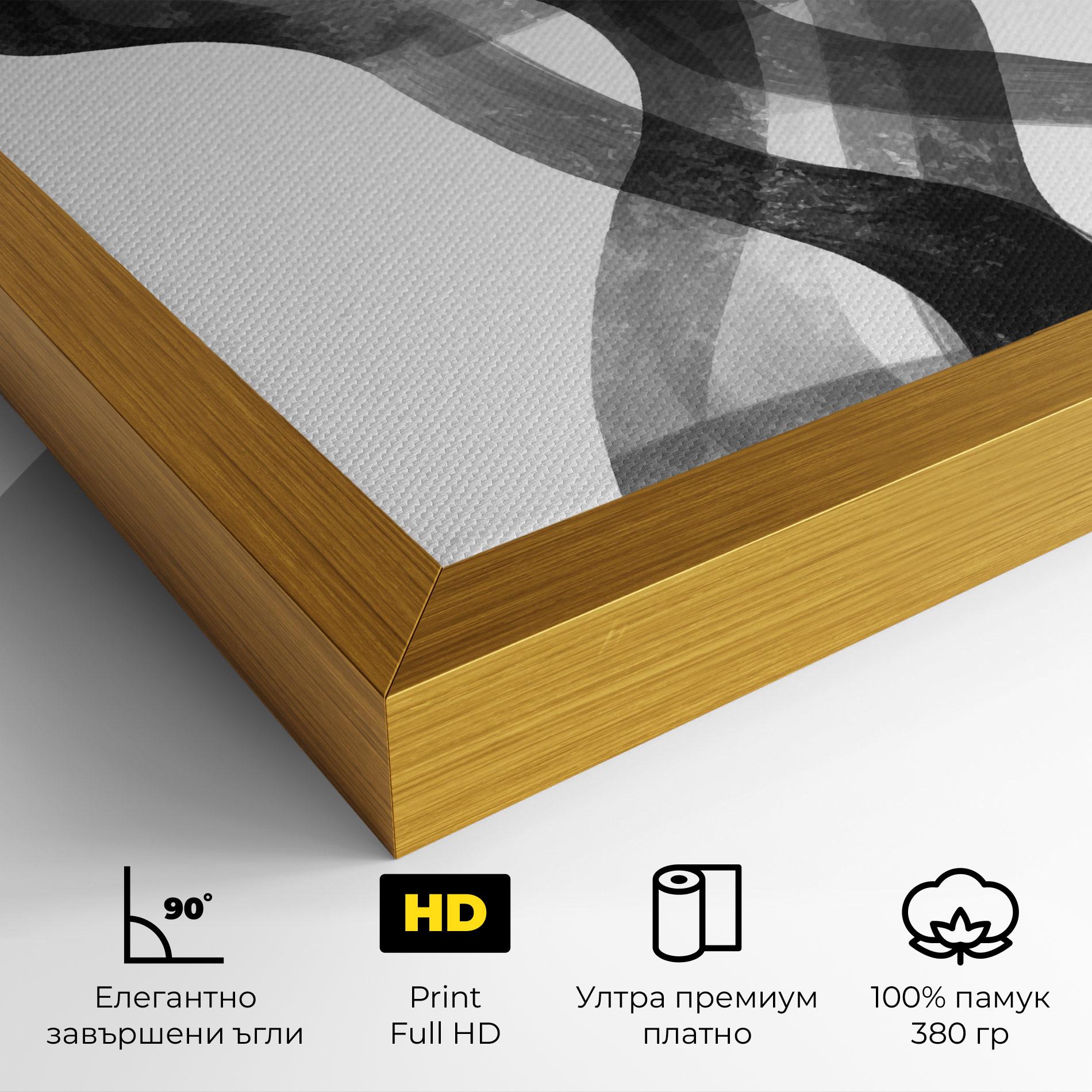 Картина на платно Human Conection mockup 4