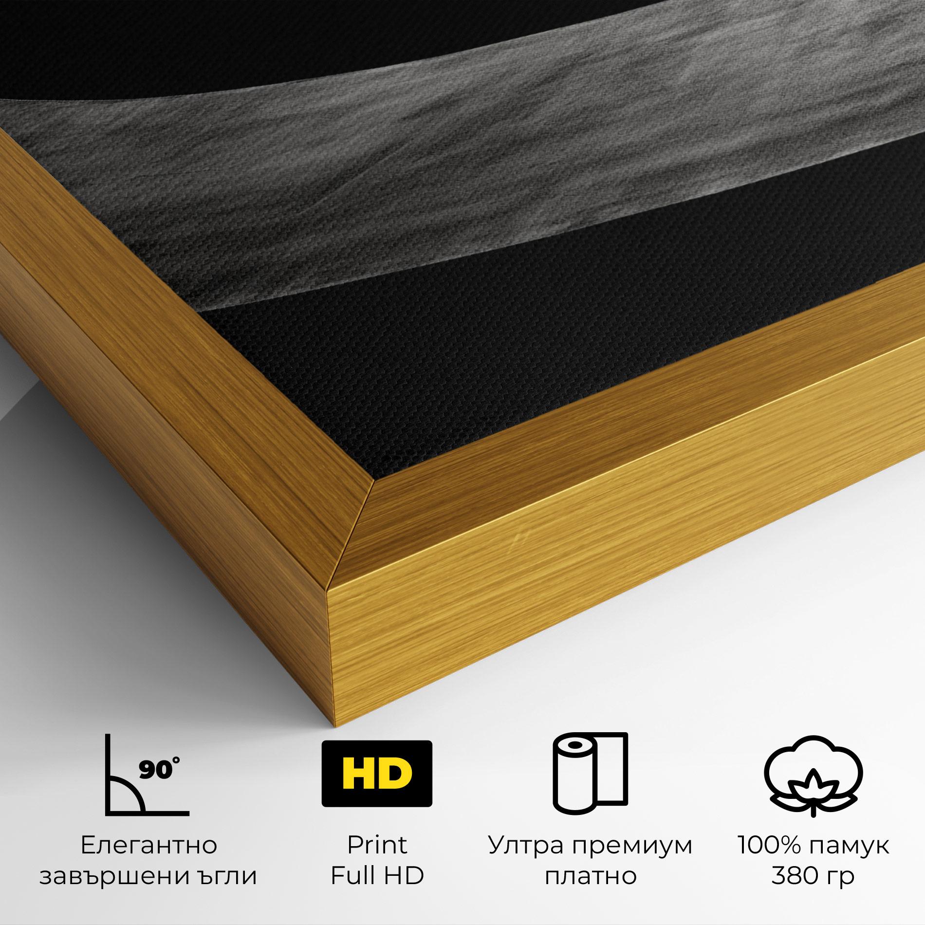 Картина на платно Man Walking mockup 4