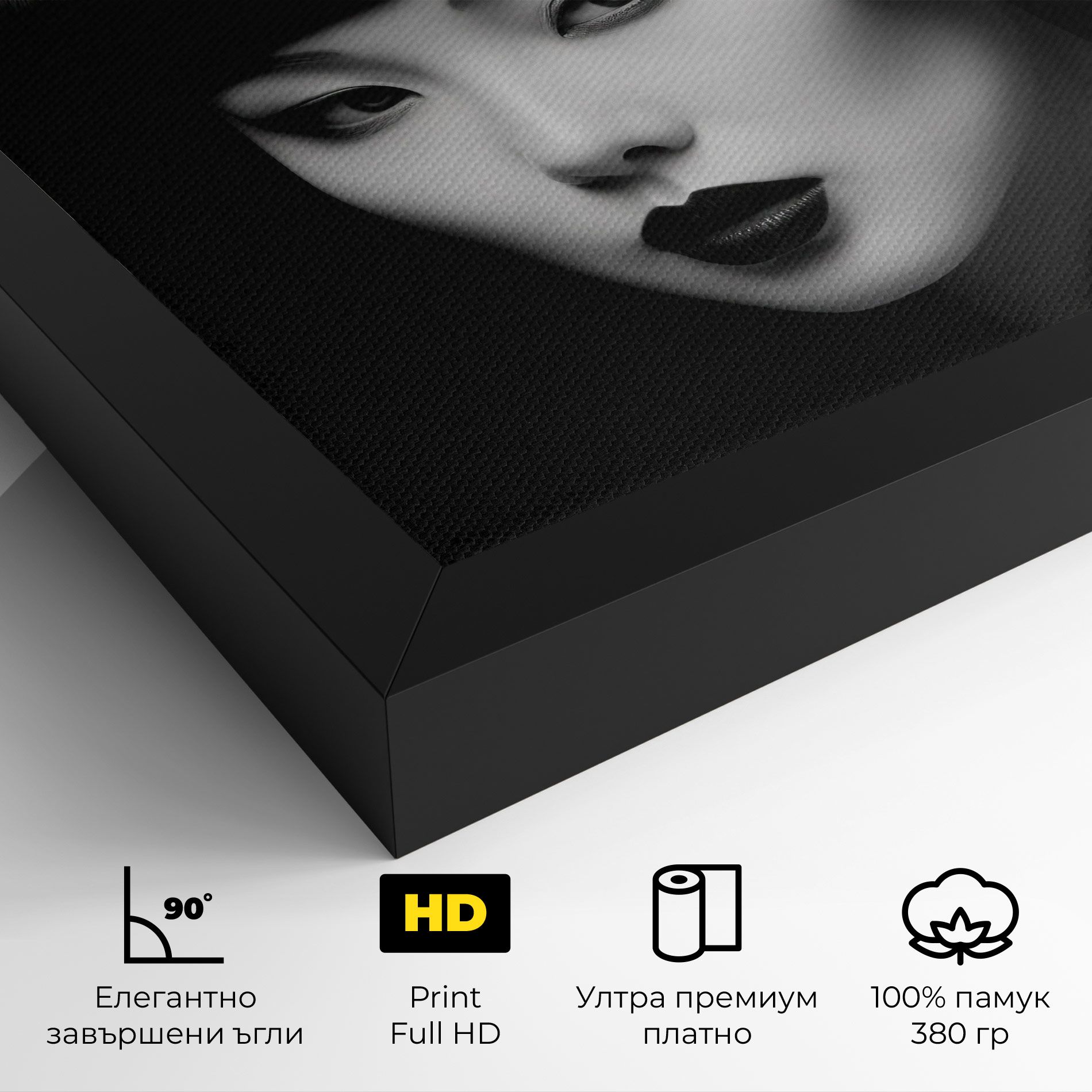 Abstract Asian Woman mockup 4