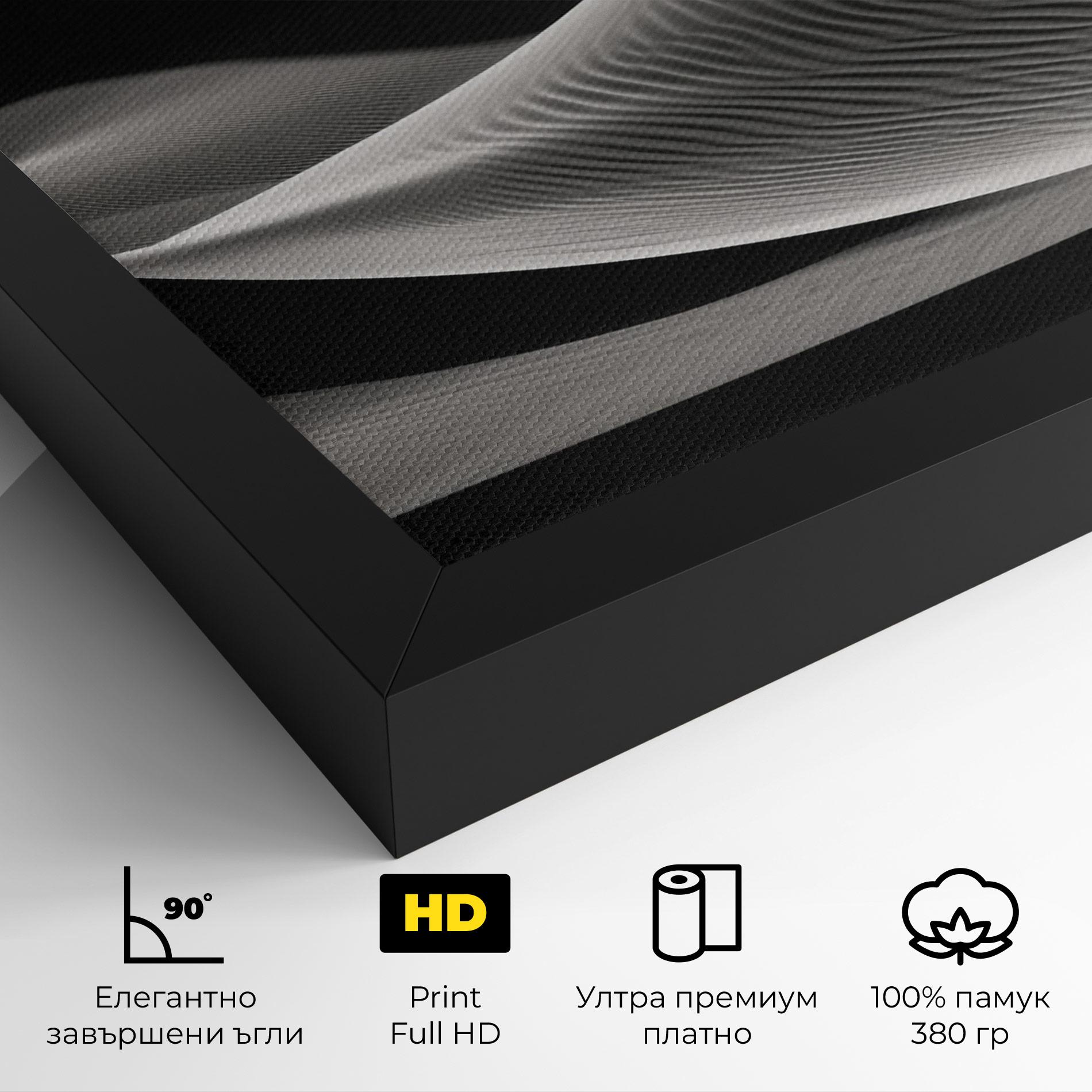 Картина на платно Dune Silhouette mockup 4