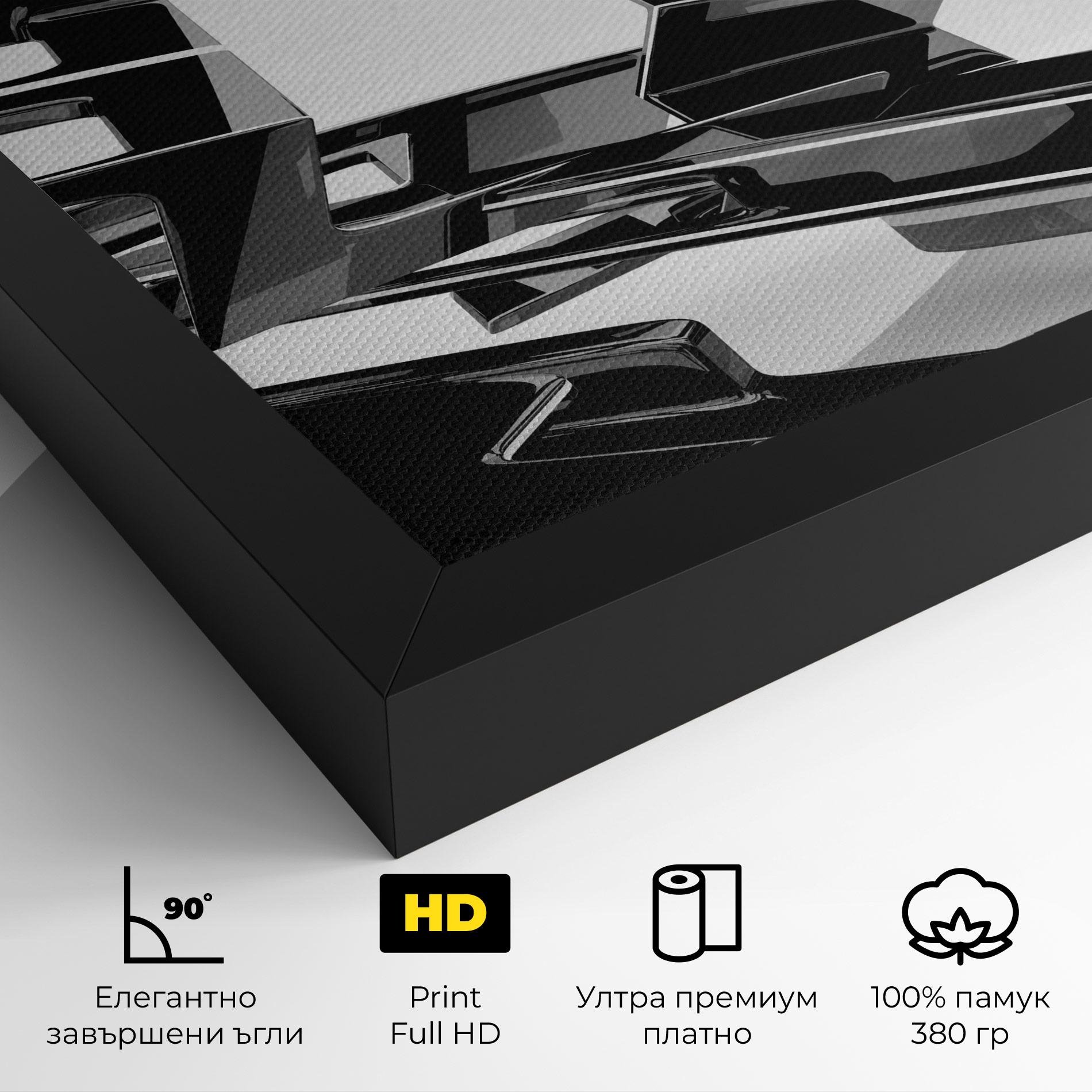 Картина на платно Glossy Sculpture mockup 4