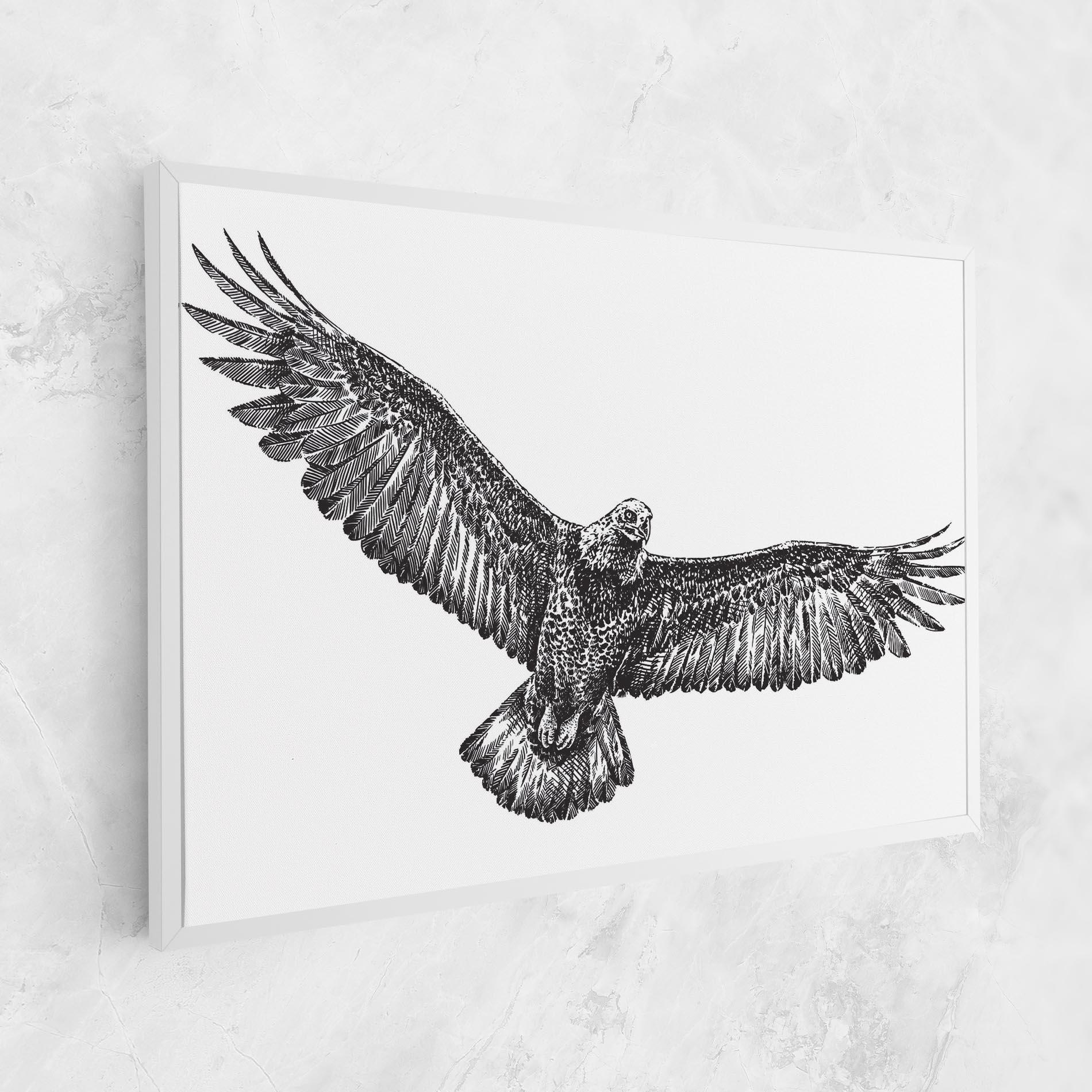 Картина на платно Eagle Art Line mockup 1