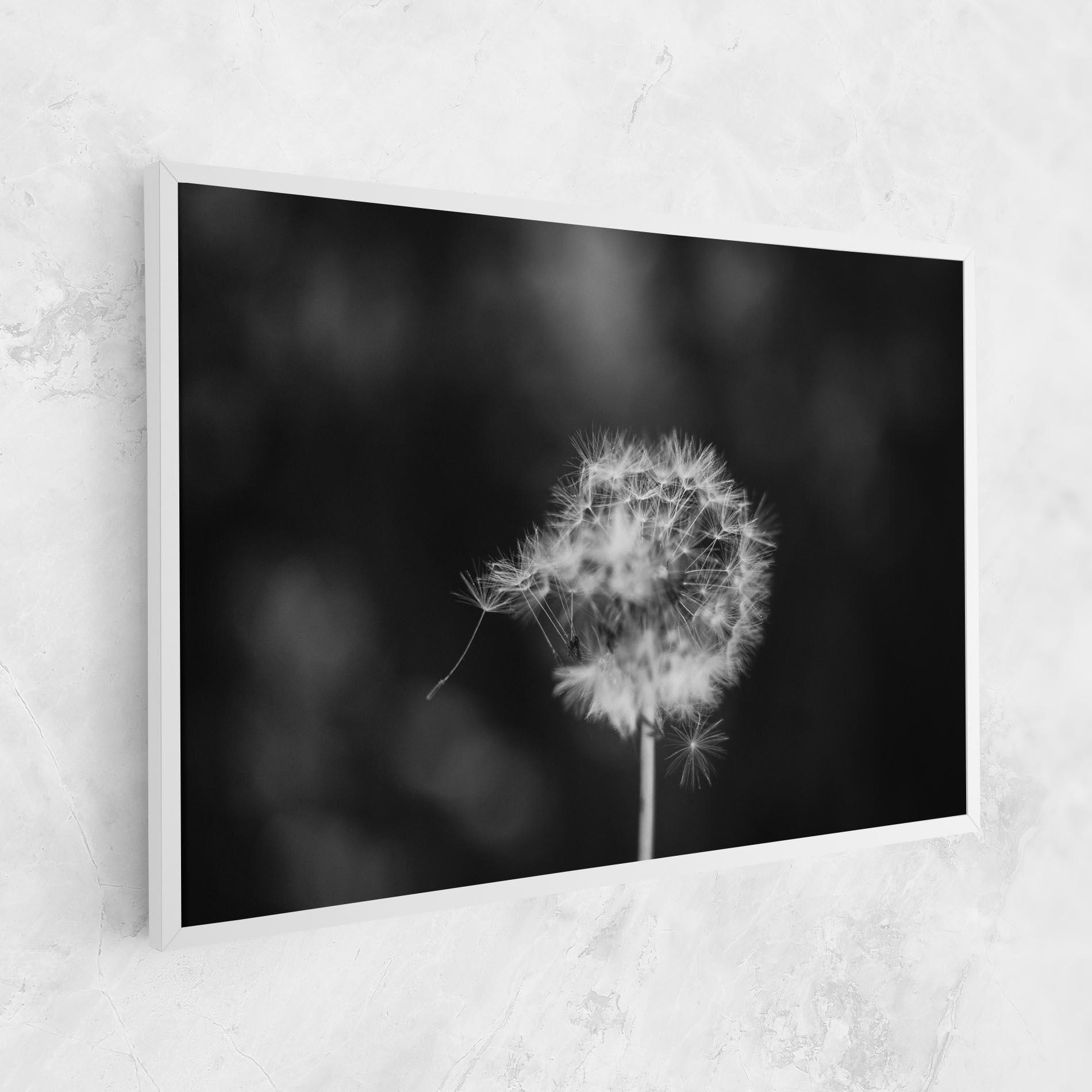 Картина на платно Grey Dandelion mockup 1