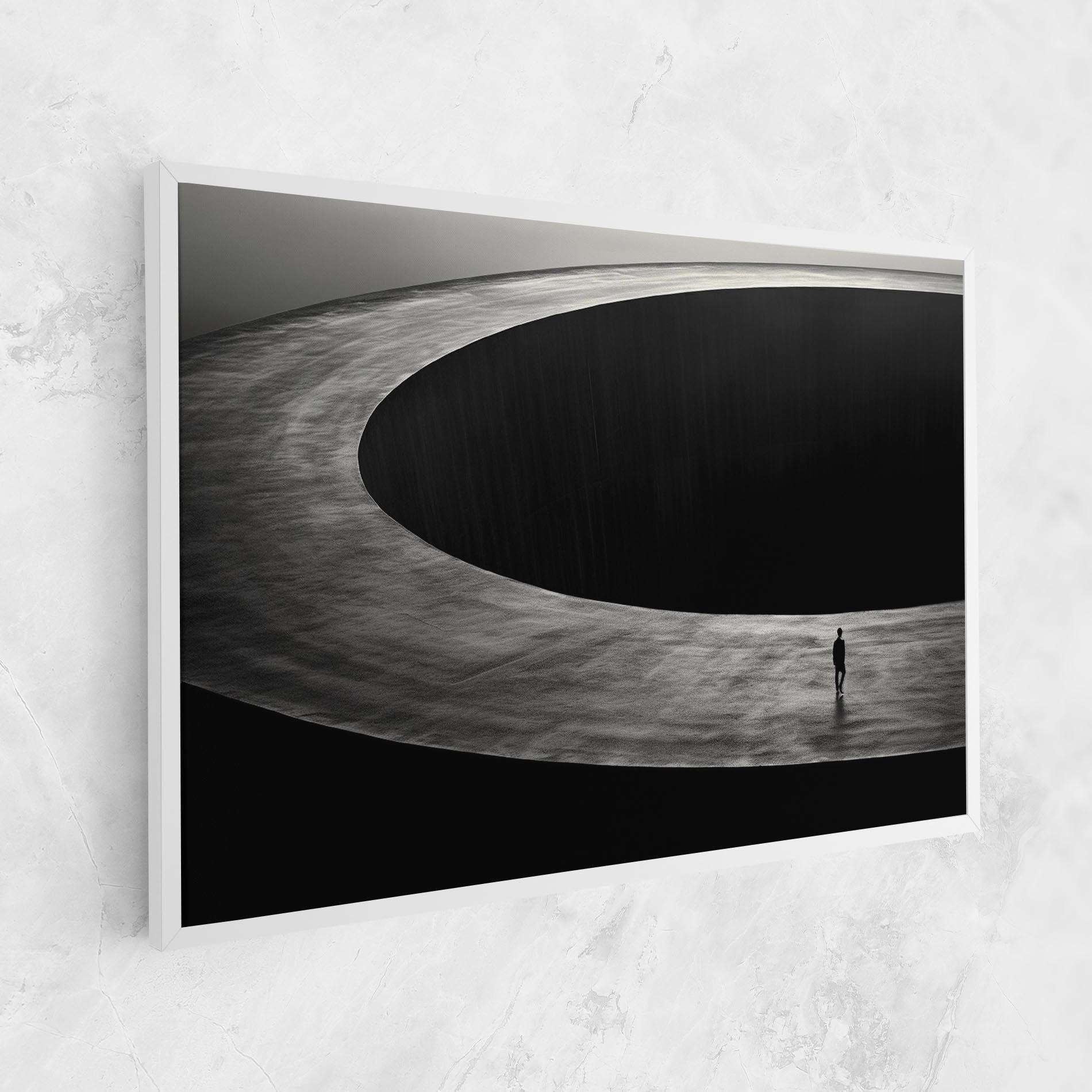 Картина на платно Man Walking mockup 1