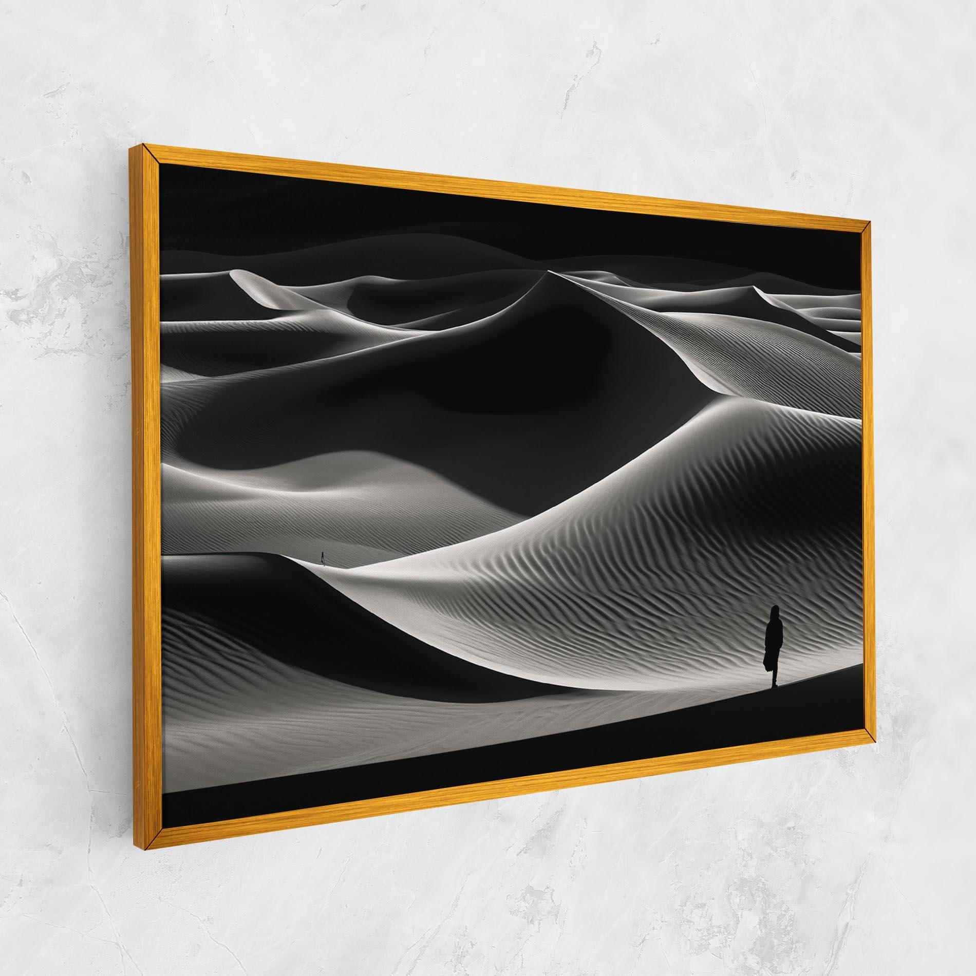 Картина на платно Dune Silhouette mockup 1