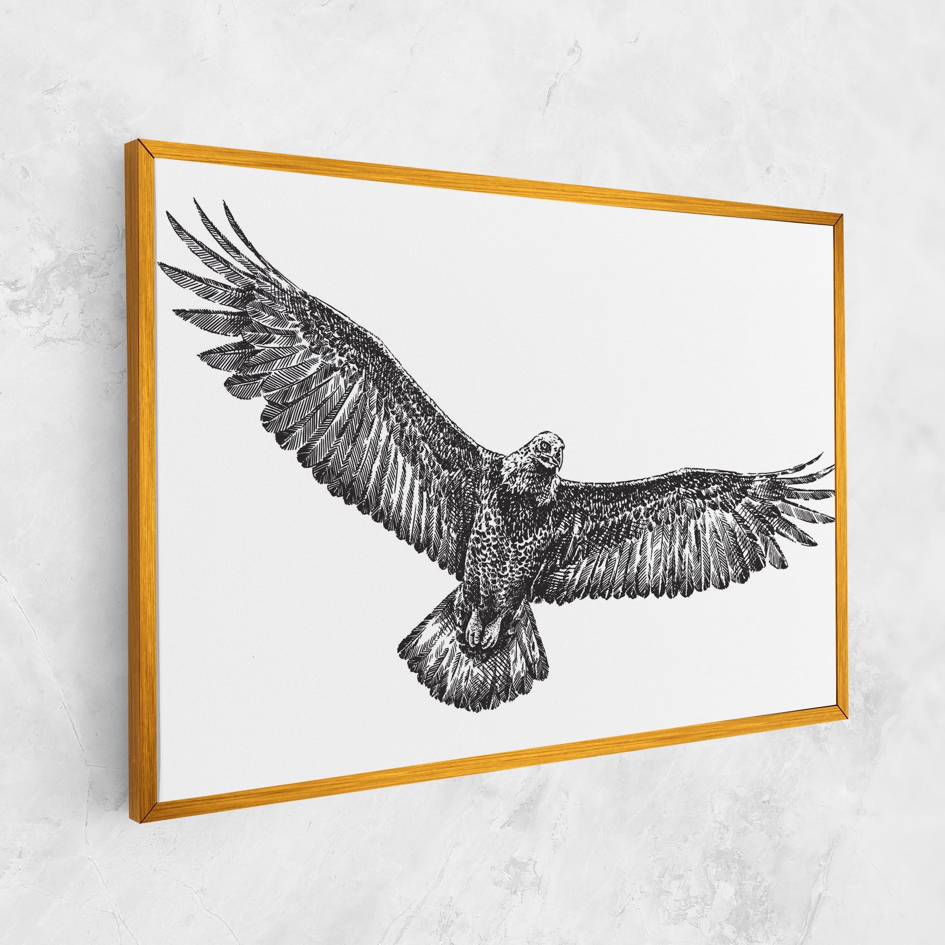 Картина на платно Eagle Art Line mockup 1
