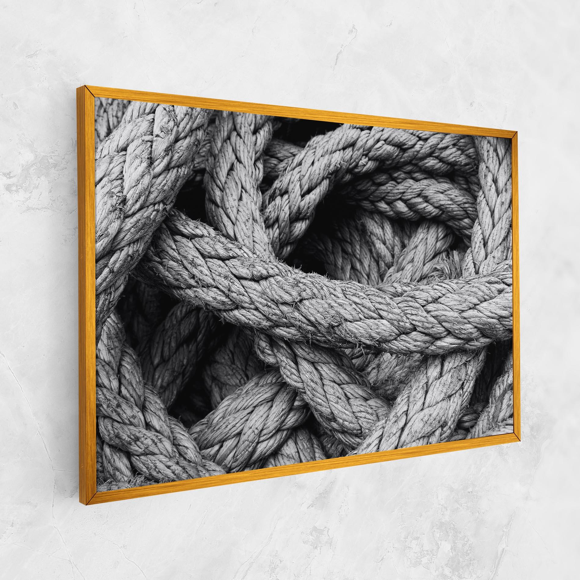 Картина на платно Gray String mockup 1