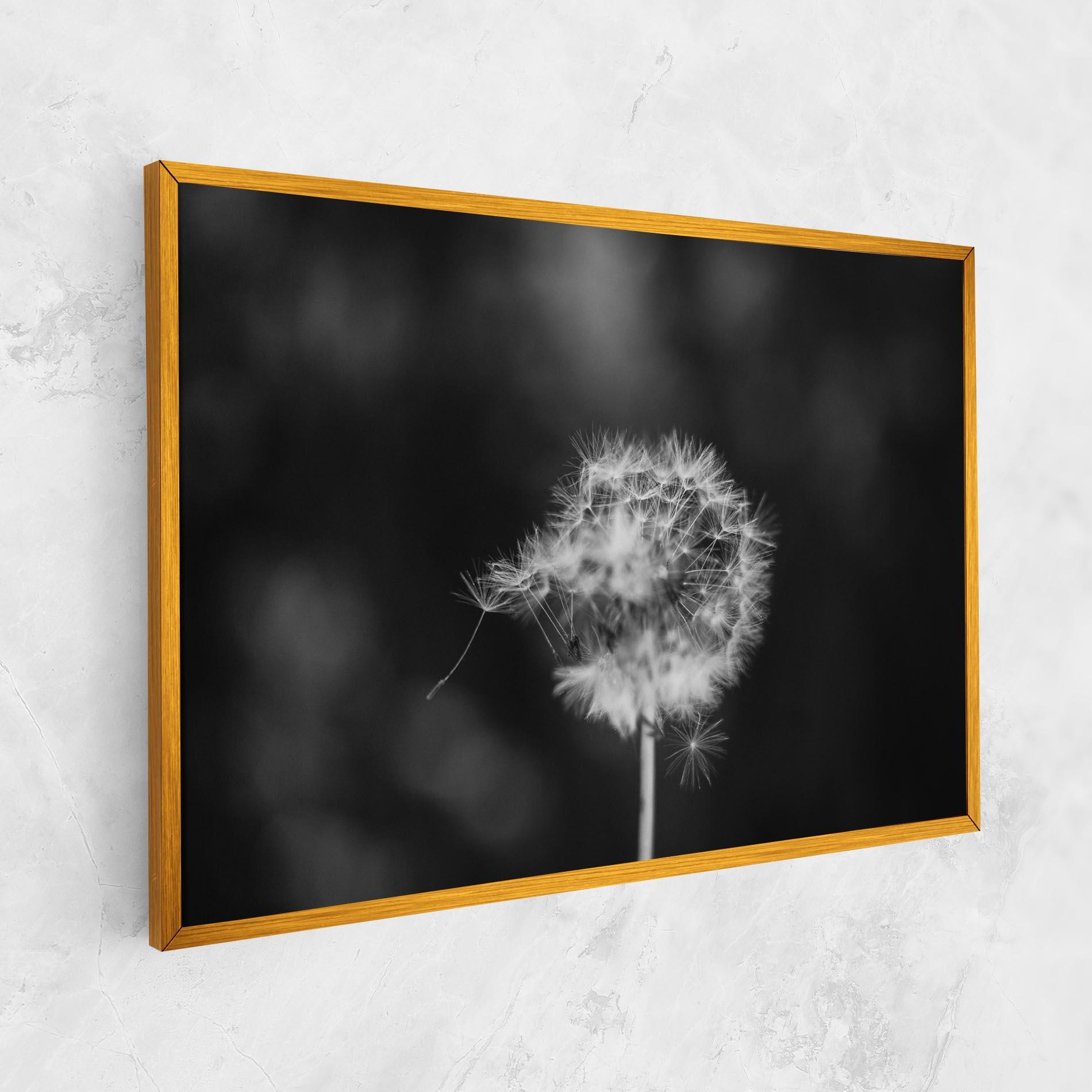 Картина на платно Grey Dandelion mockup 1