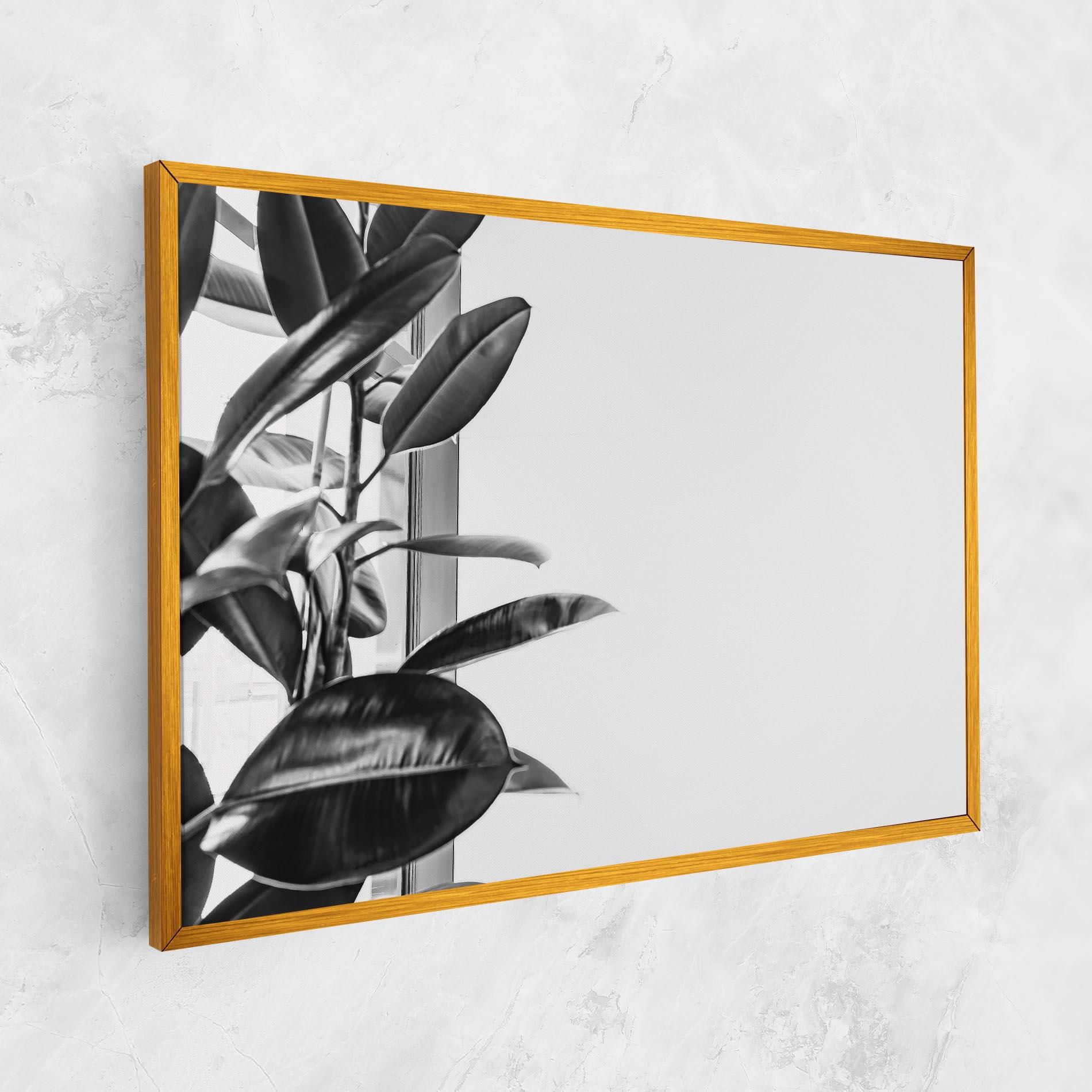Картина на платно Grey Plant mockup 1