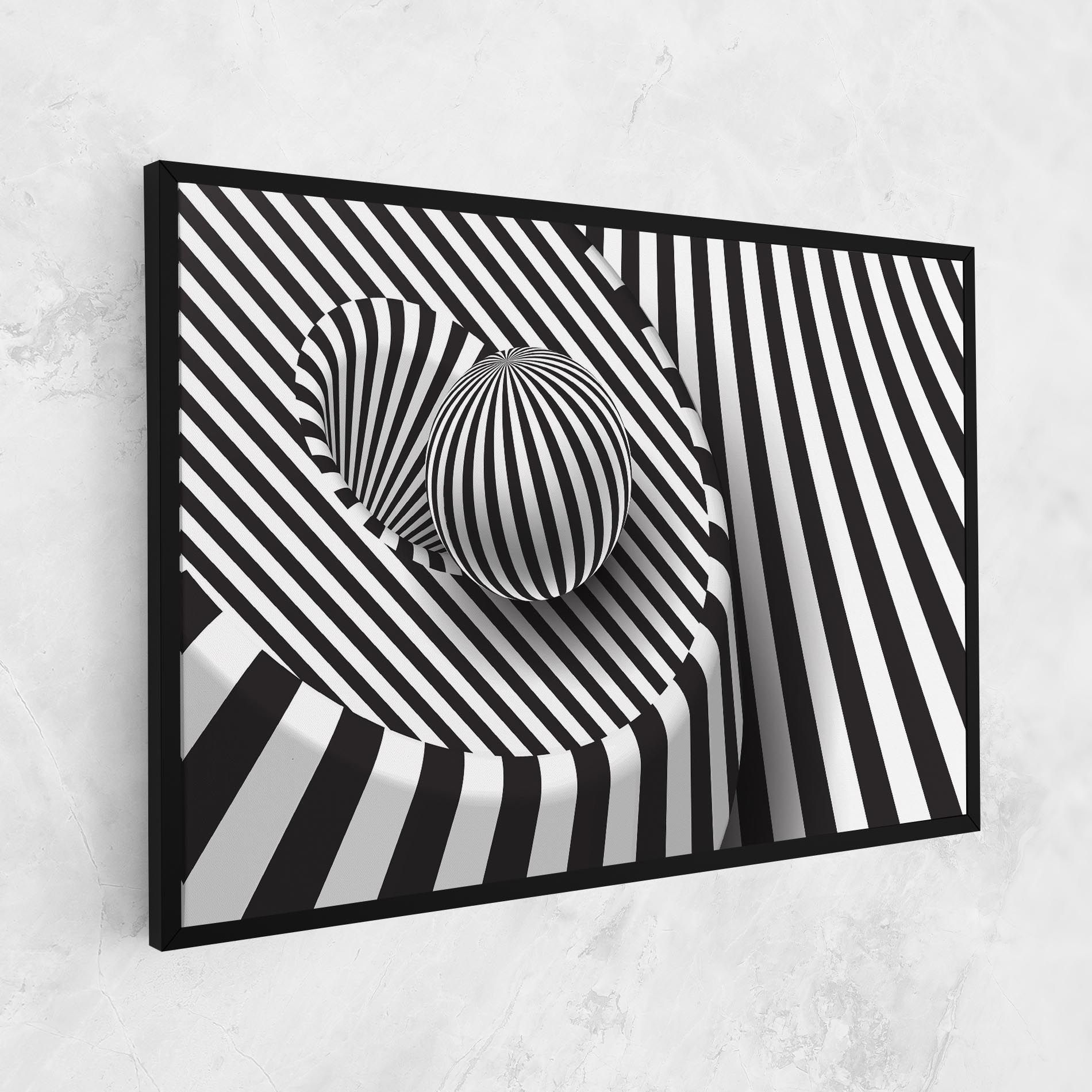 3d Ball Zebra mockup 1