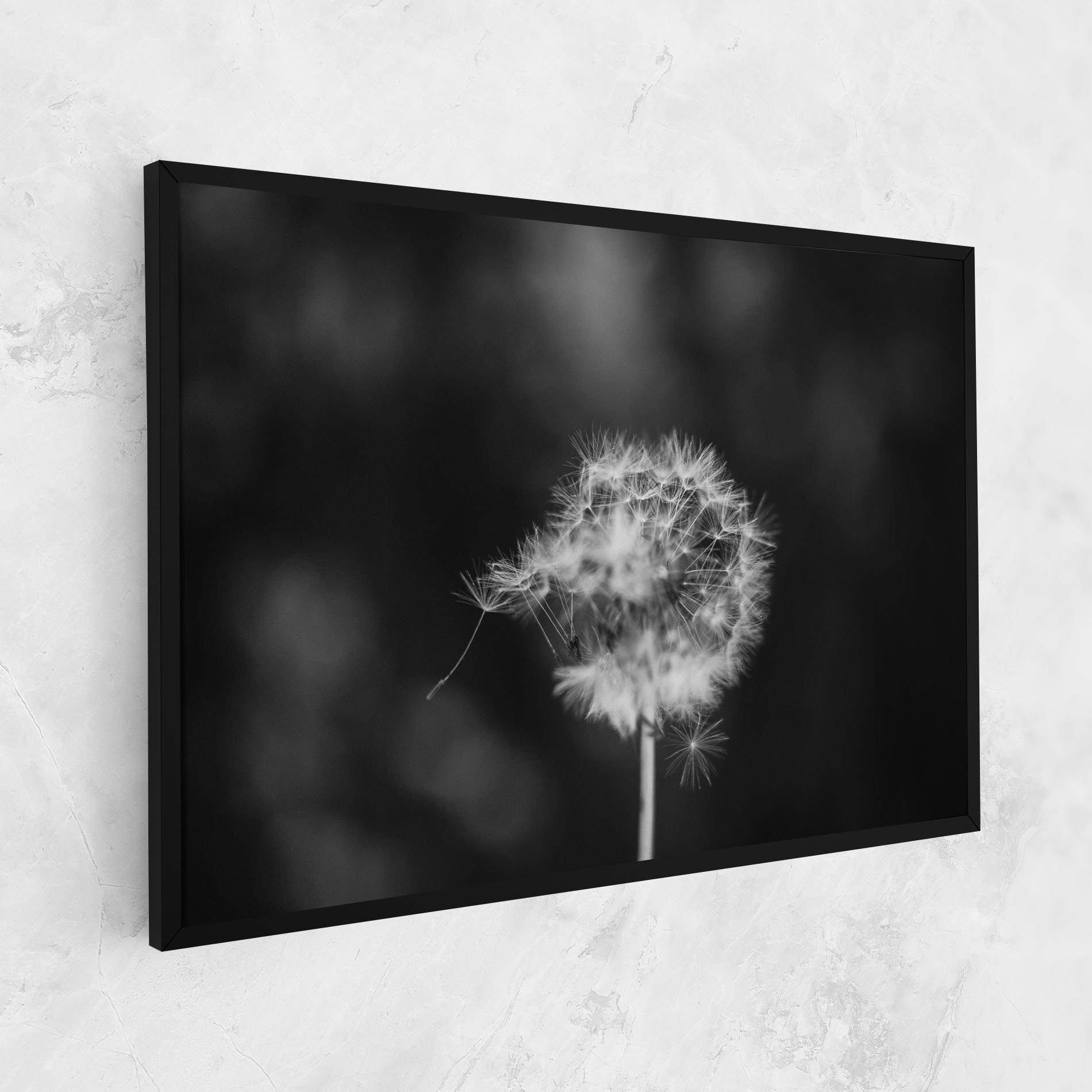 Картина на платно Grey Dandelion mockup 1